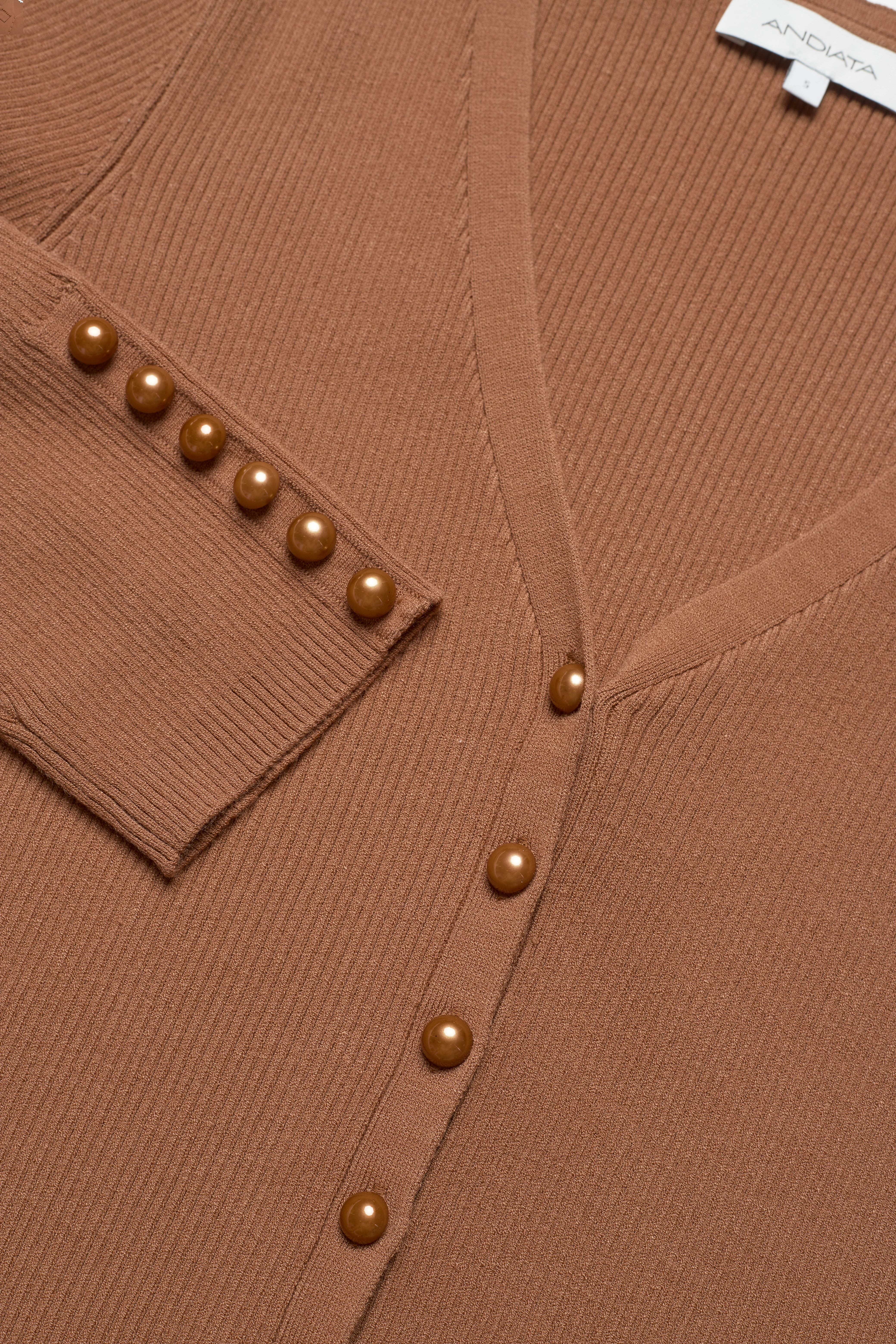 Andiata - Stacie knit - caramel brown - 5