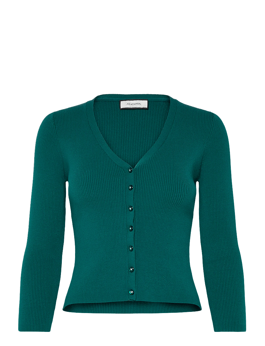 Andiata - Stacie - cardigans - teal green - 1