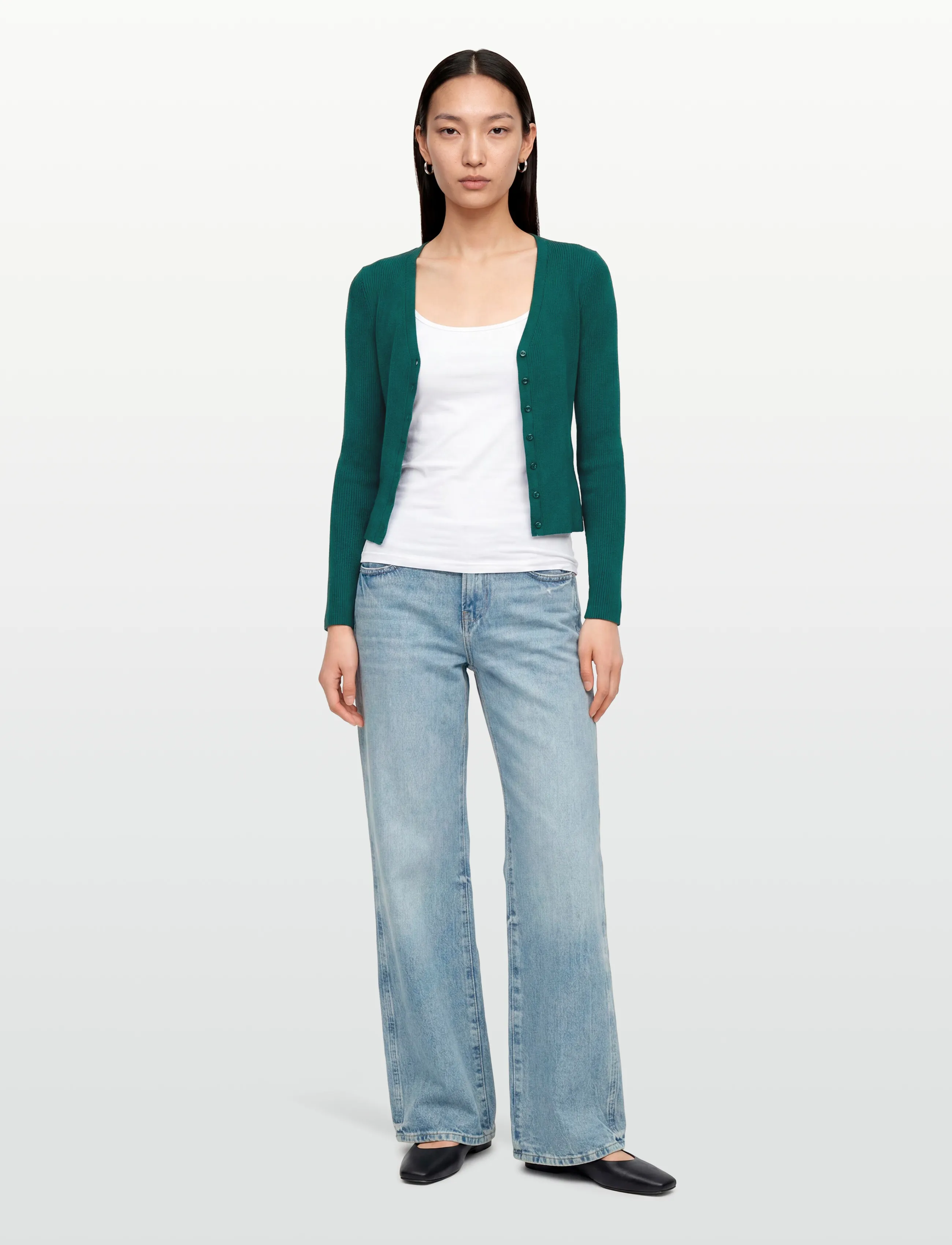 Andiata Stacie, S, Green, Strik > Cardigans, Dame