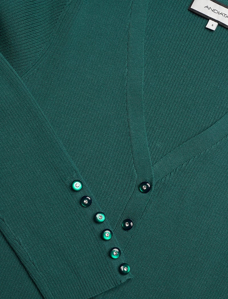 Andiata - Stacie - cardigans - teal green - 2