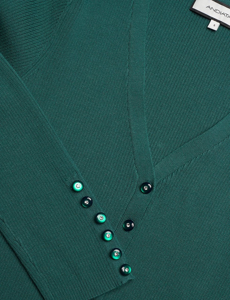 Andiata - Stacie - cardigans - teal green - 5