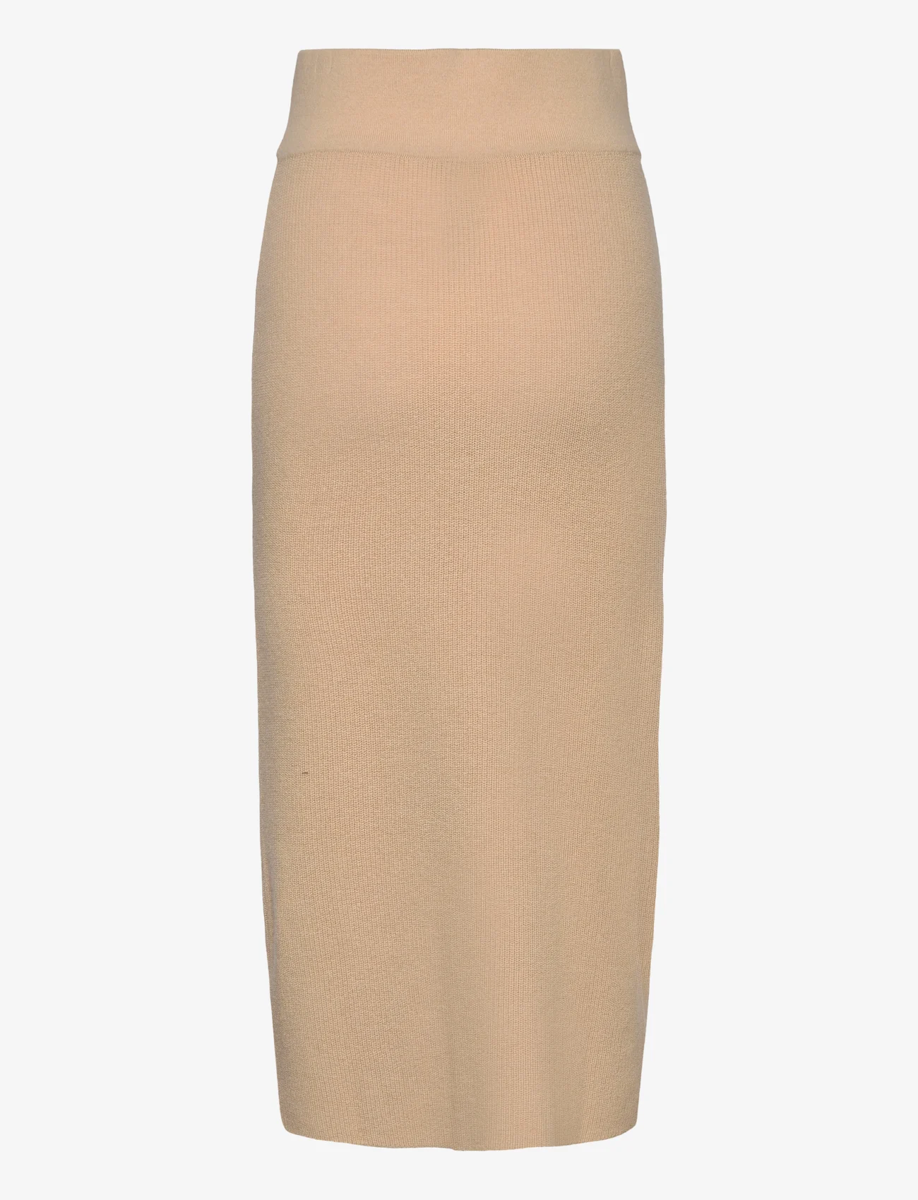 Andiata - Edmee Knit Skirt - strikkede nederdele - croissant - 1