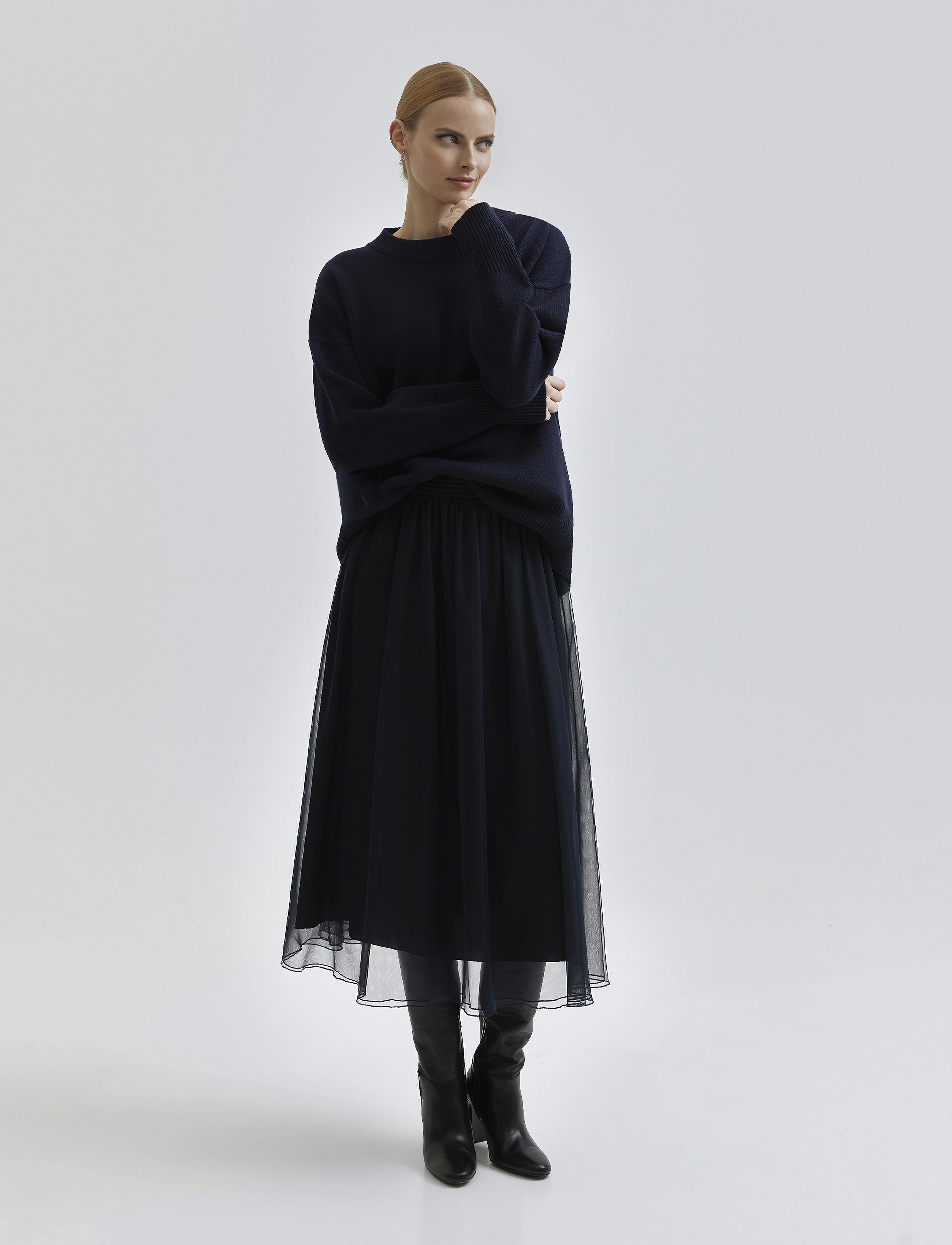 Andiata - Salome knit - deep navy blue - 5