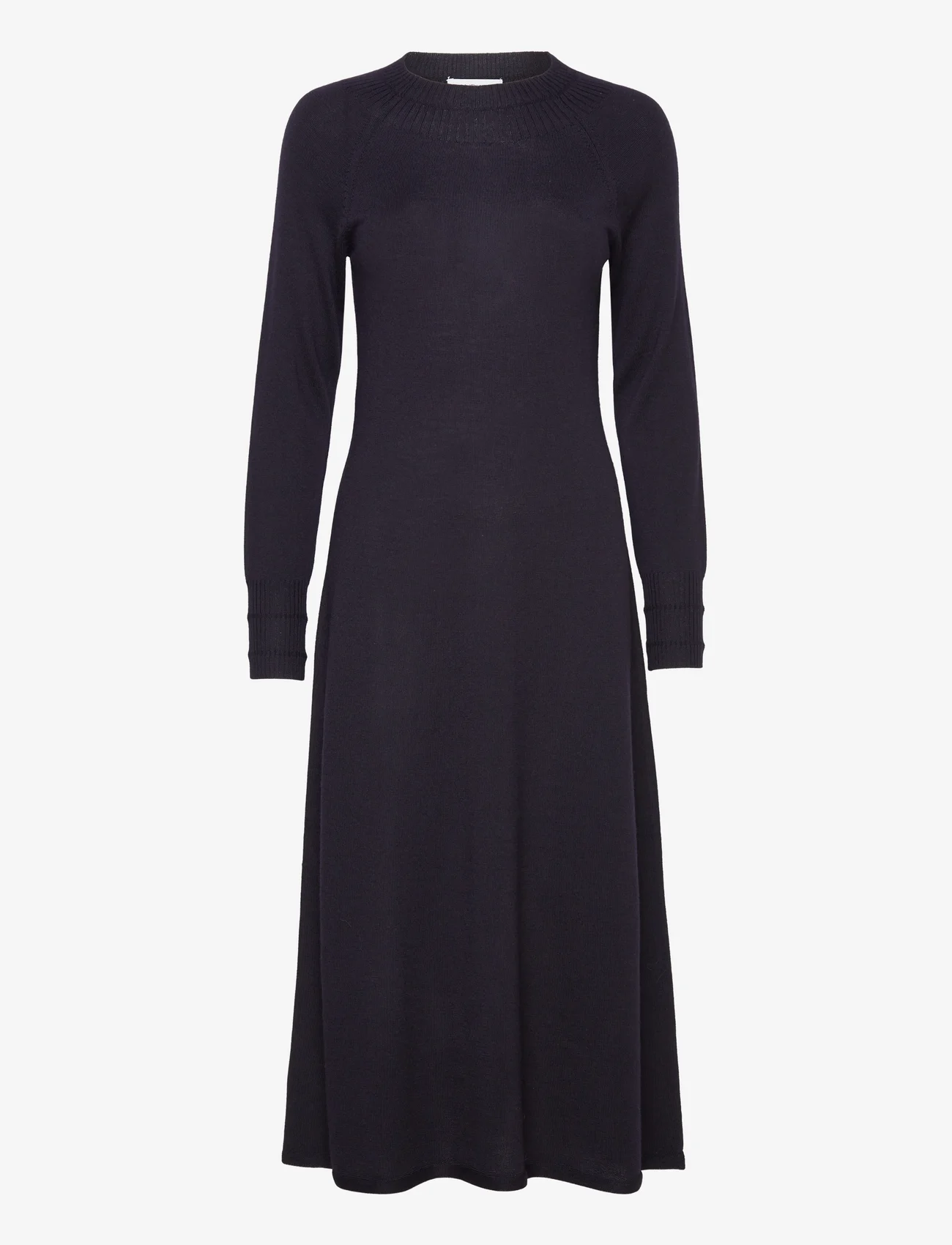 Andiata - Oberon dress - knitted dresses - deep navy blue - 0