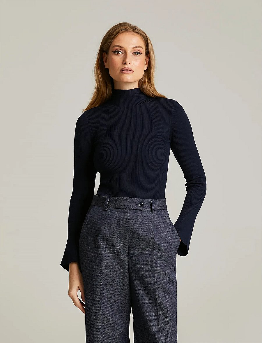 Andiata - Delinas - rollkragenpullover - dark blue - 0