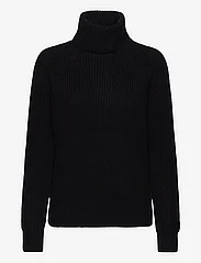Andiata - Laure knit - megztiniai su aukšta apykakle - black - 0