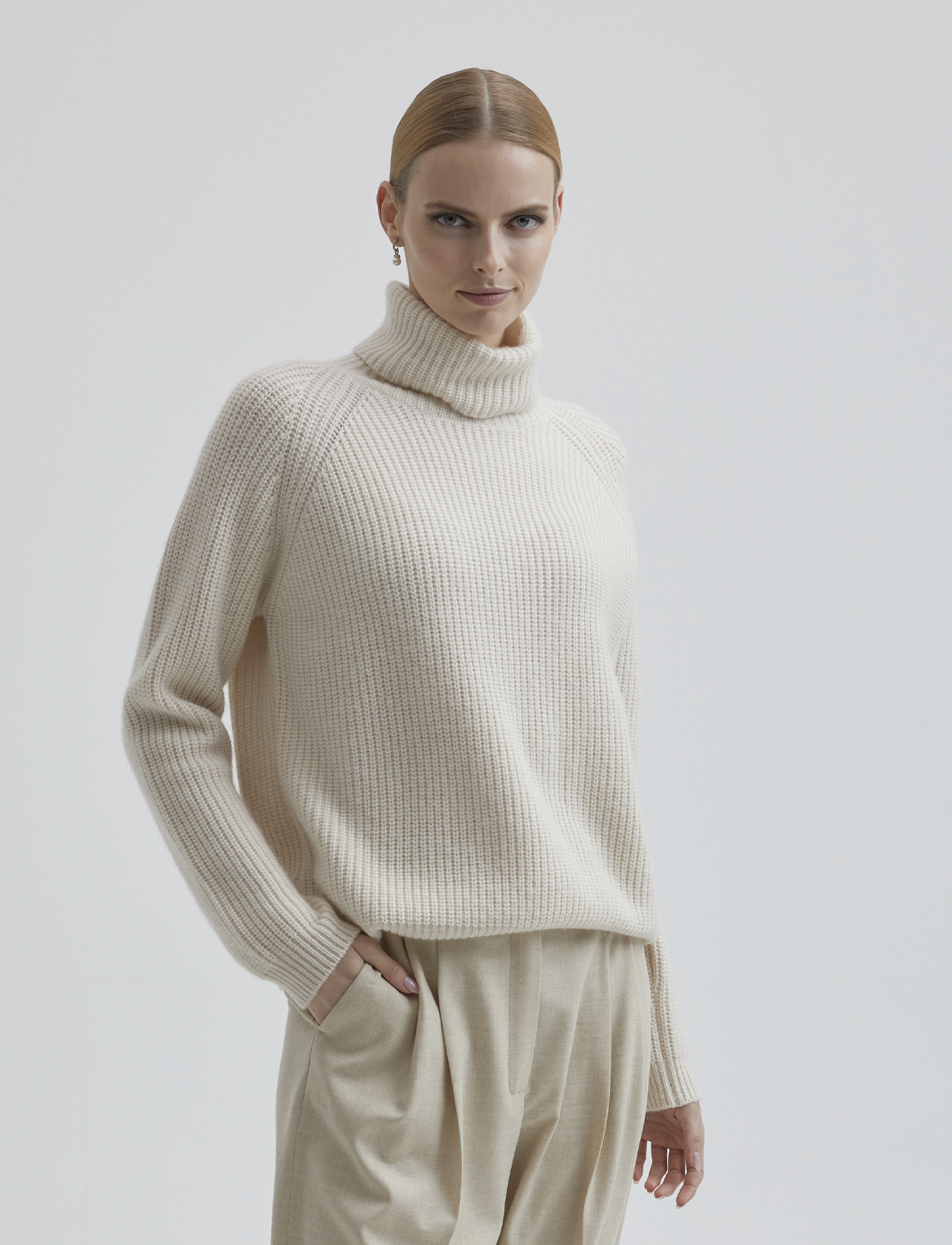 Andiata - Laure knit - dark vanilla - 2