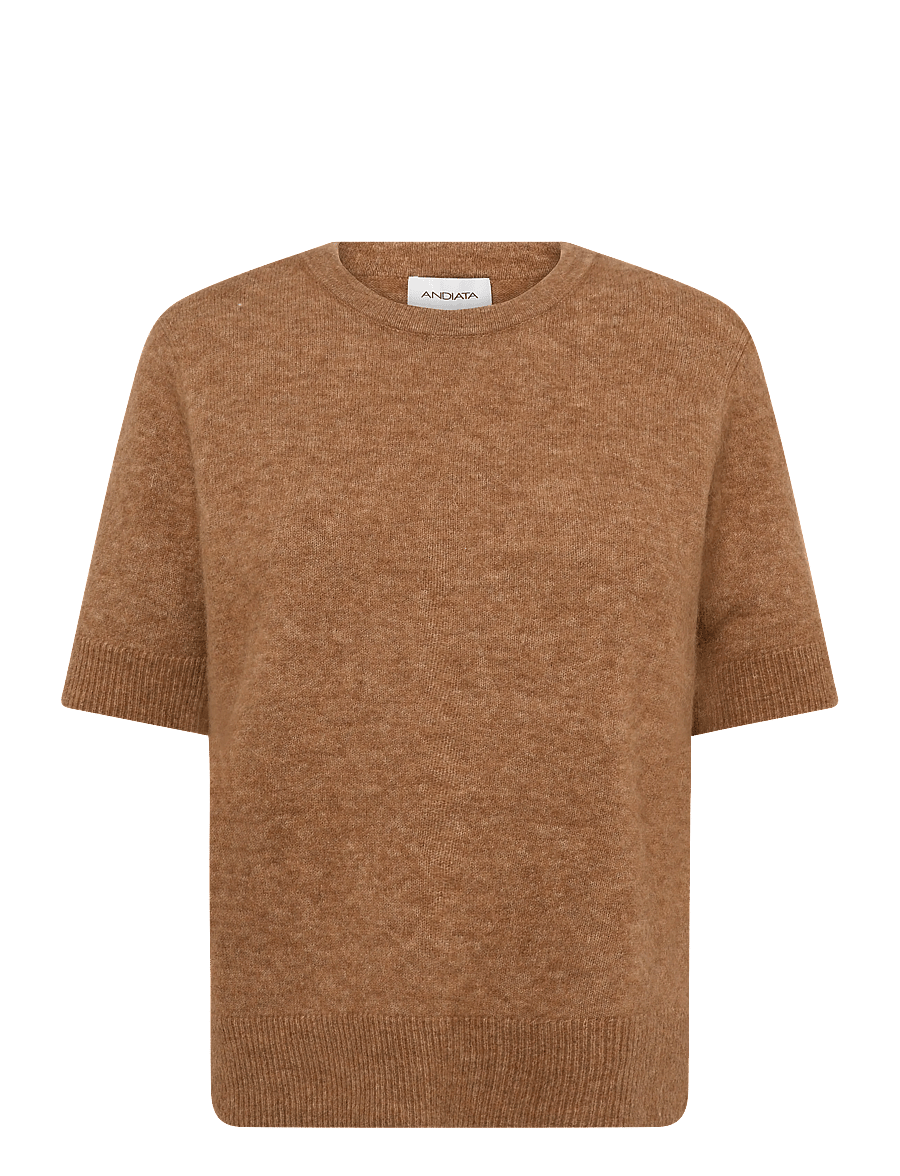 Andiata - Enea Knit - striktrøjer - cognac - 0