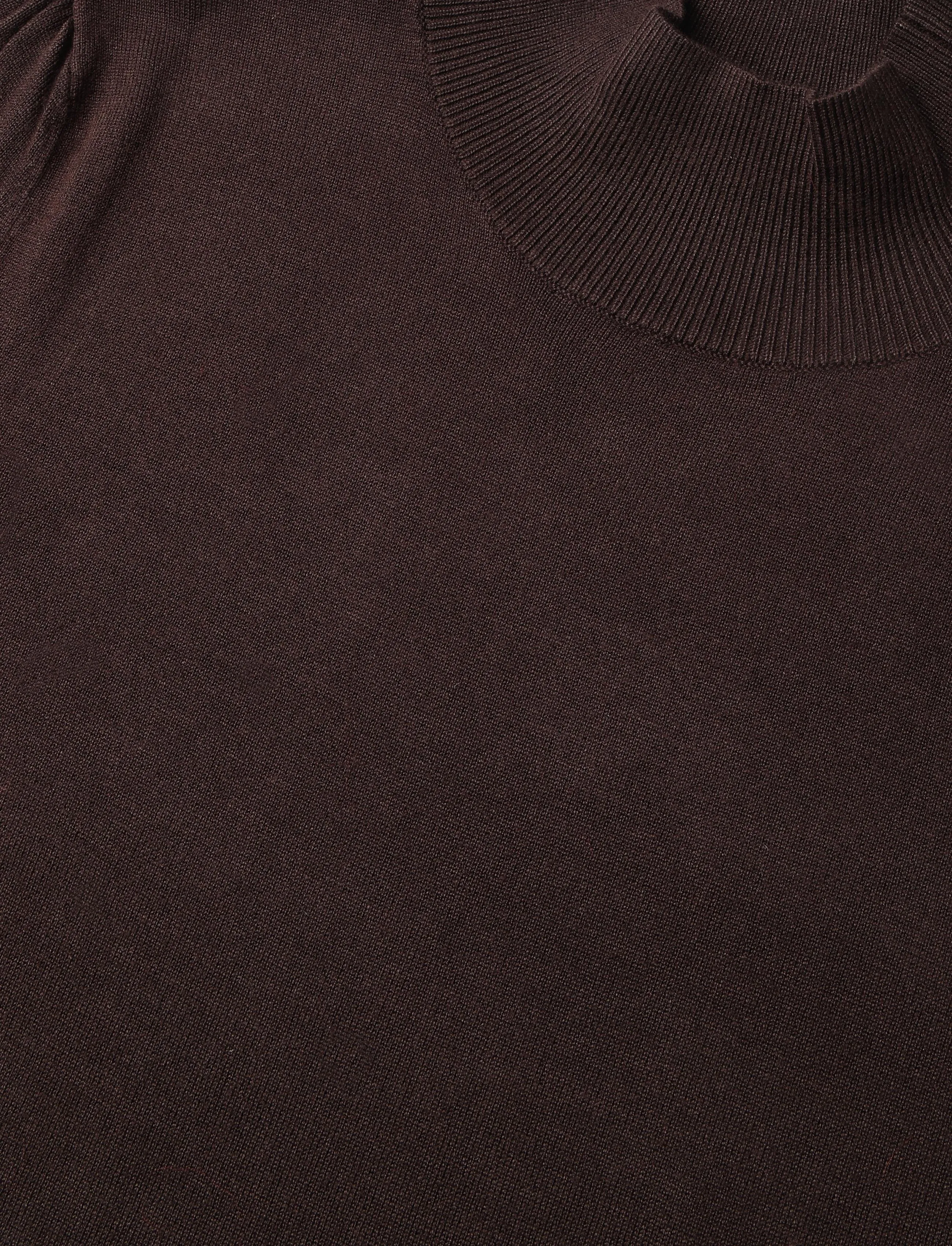 Andiata - Kasian Knit - kõrge kaelusega kudumid - espresso - 3