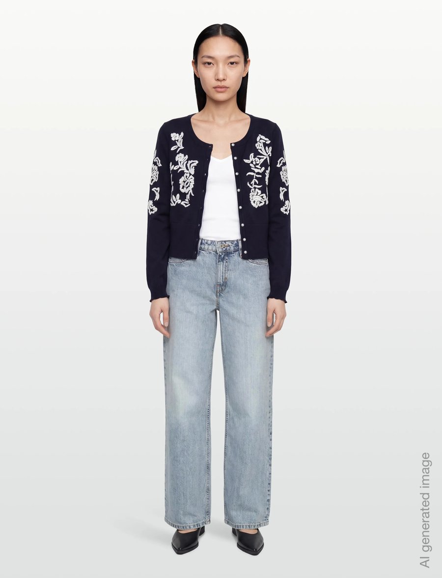 Andiata - Ellery - cardigans - dark blue - 0