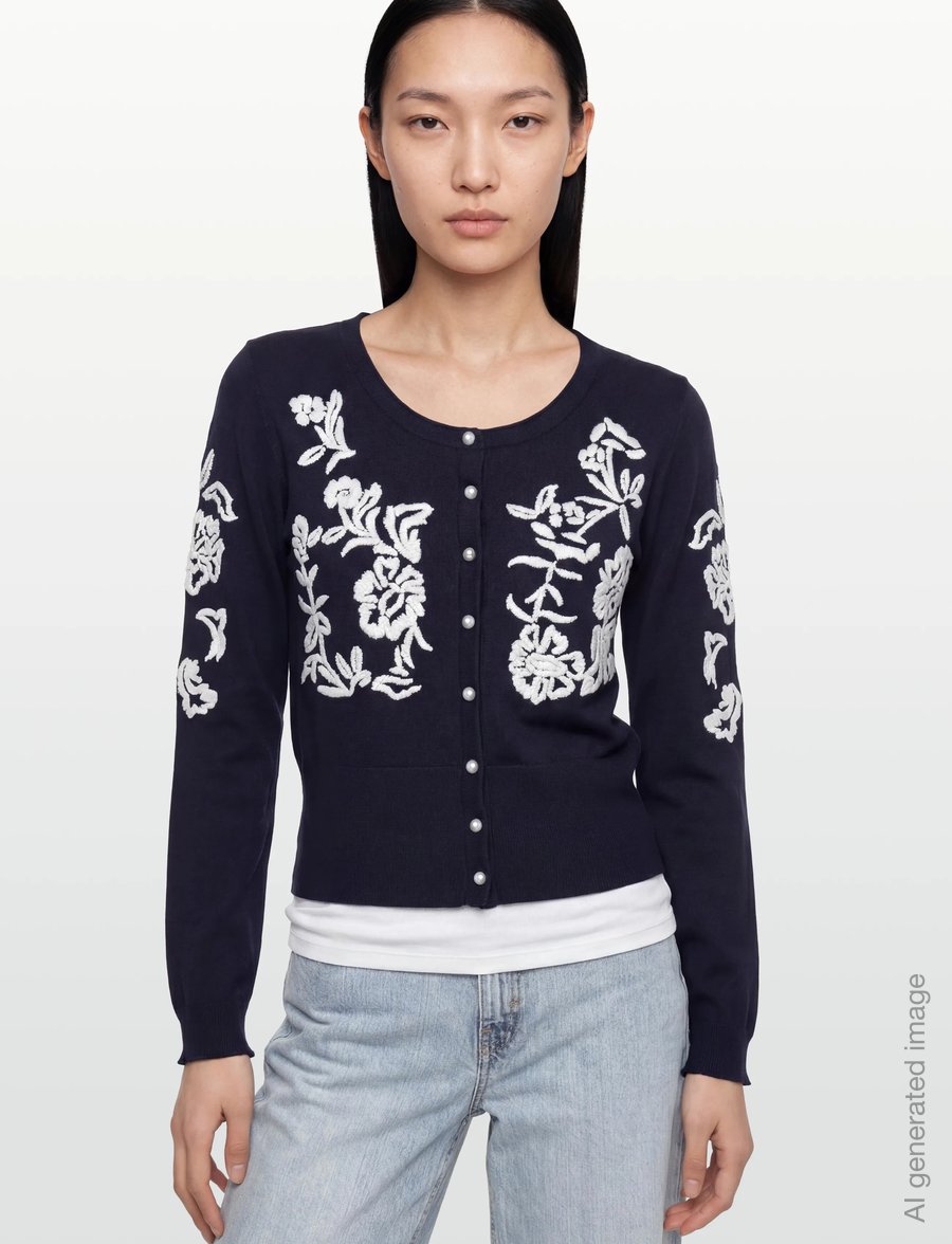 Andiata - Ellery - cardigans - dark blue - 5