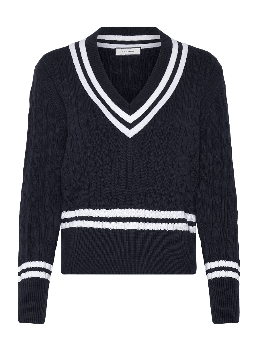 Andiata - Hillen - sweaters - navy blue - 1