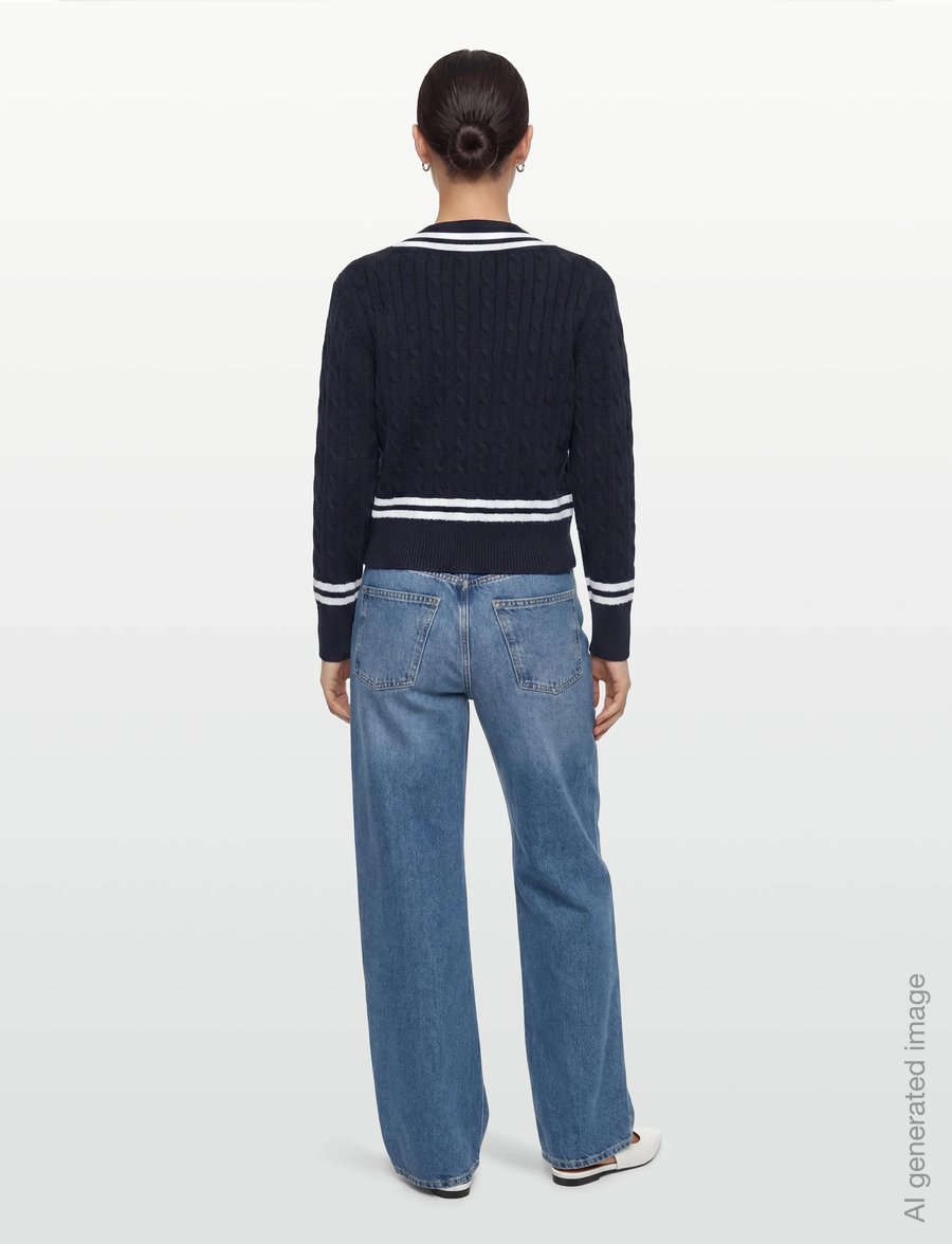Andiata - Hillen - sweaters - navy blue - 4