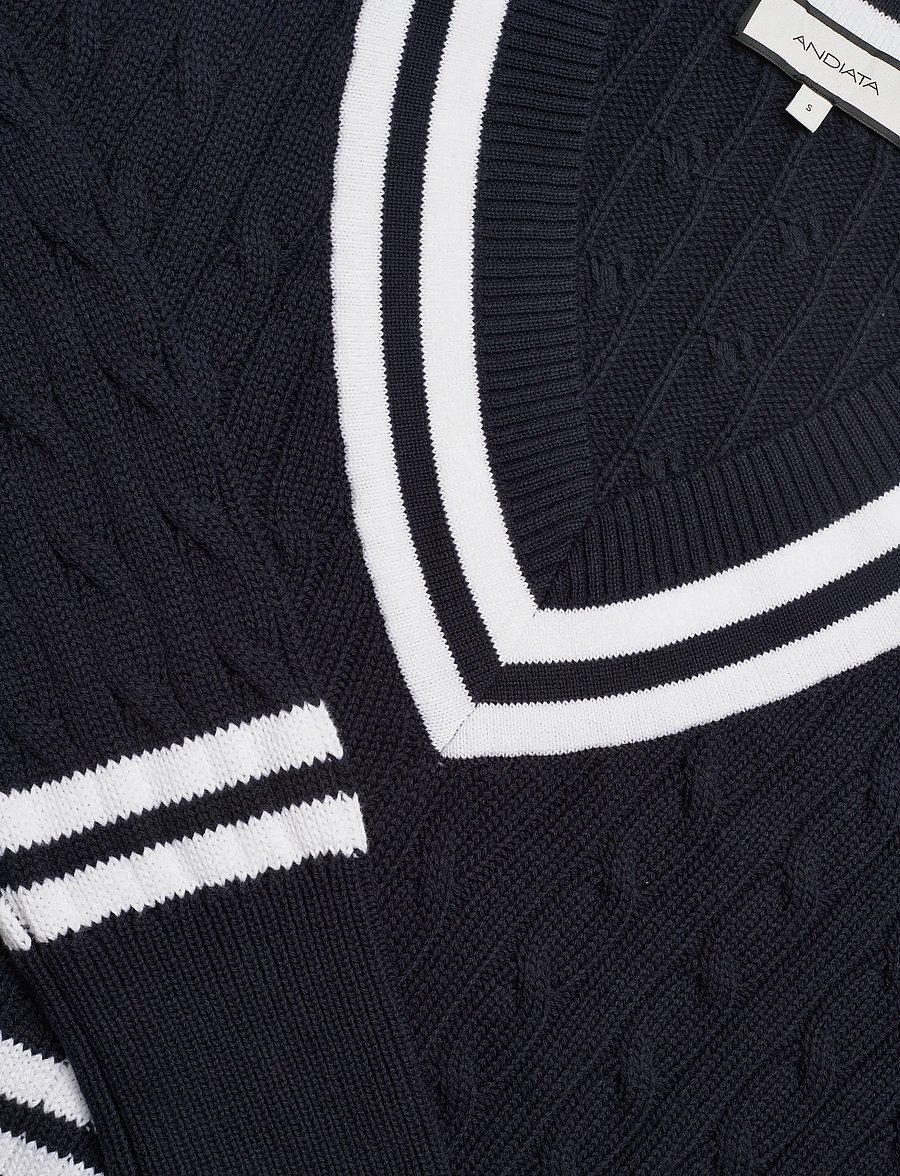 Andiata - Hillen - sweaters - navy blue - 5