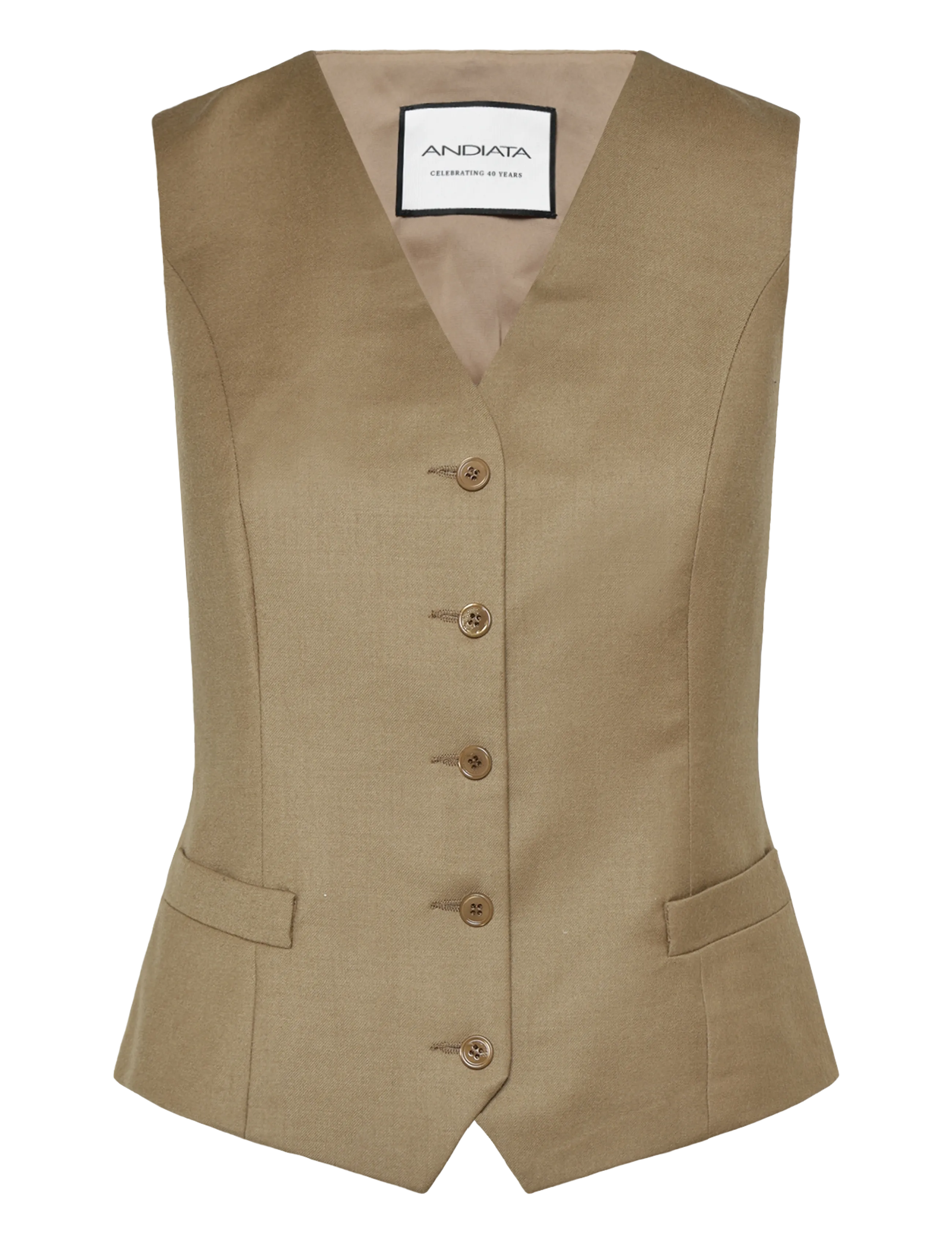 Andiata Maria vest - Erilised sündmused - BISCOTTI / brown
