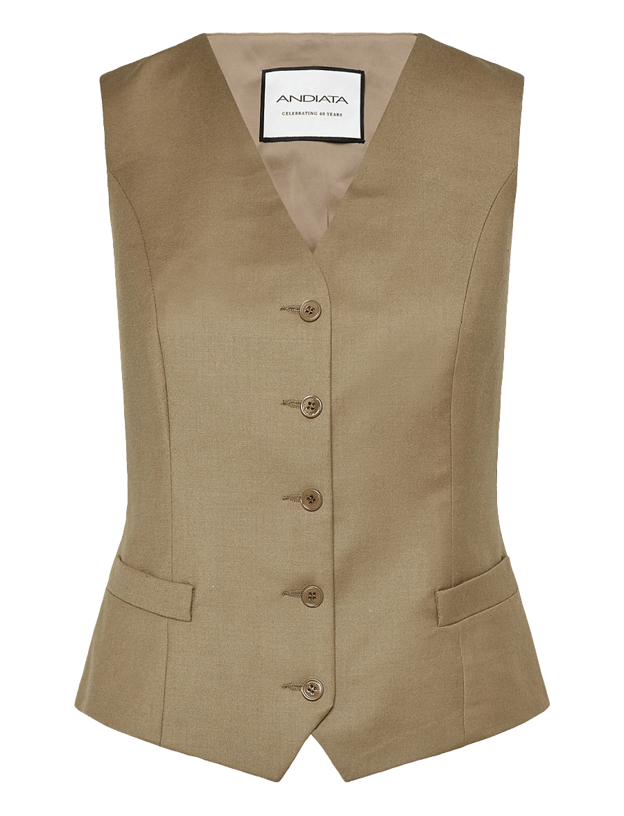 Andiata - Maria vest - Üherealised pintsakud - biscotti - 0