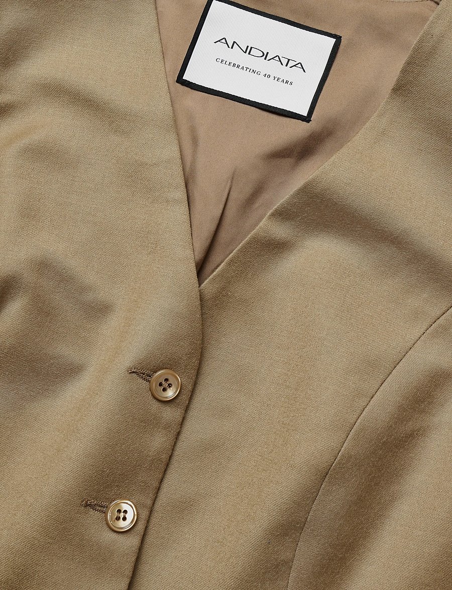 Andiata - Maria vest - Üherealised pintsakud - biscotti - 3