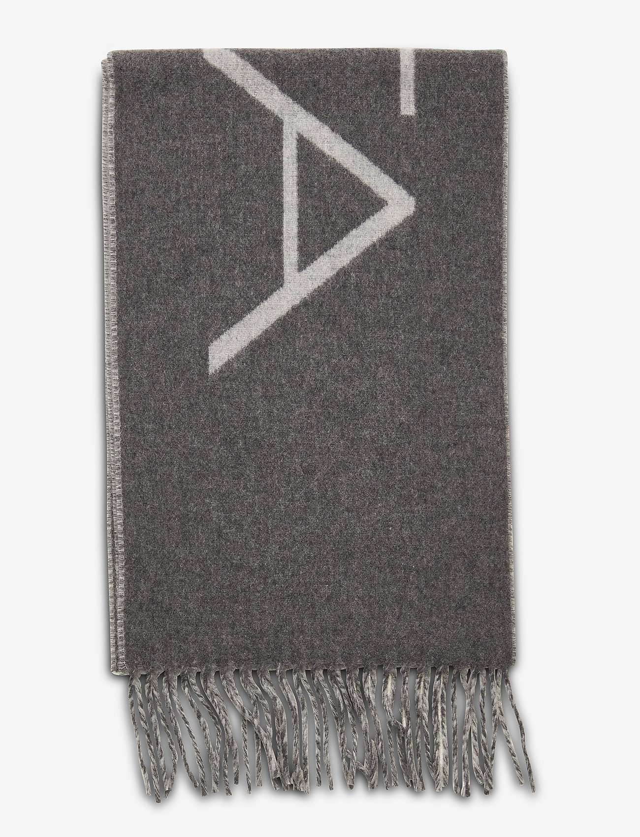 Andiata - Corinne logo scarf - grey - 2