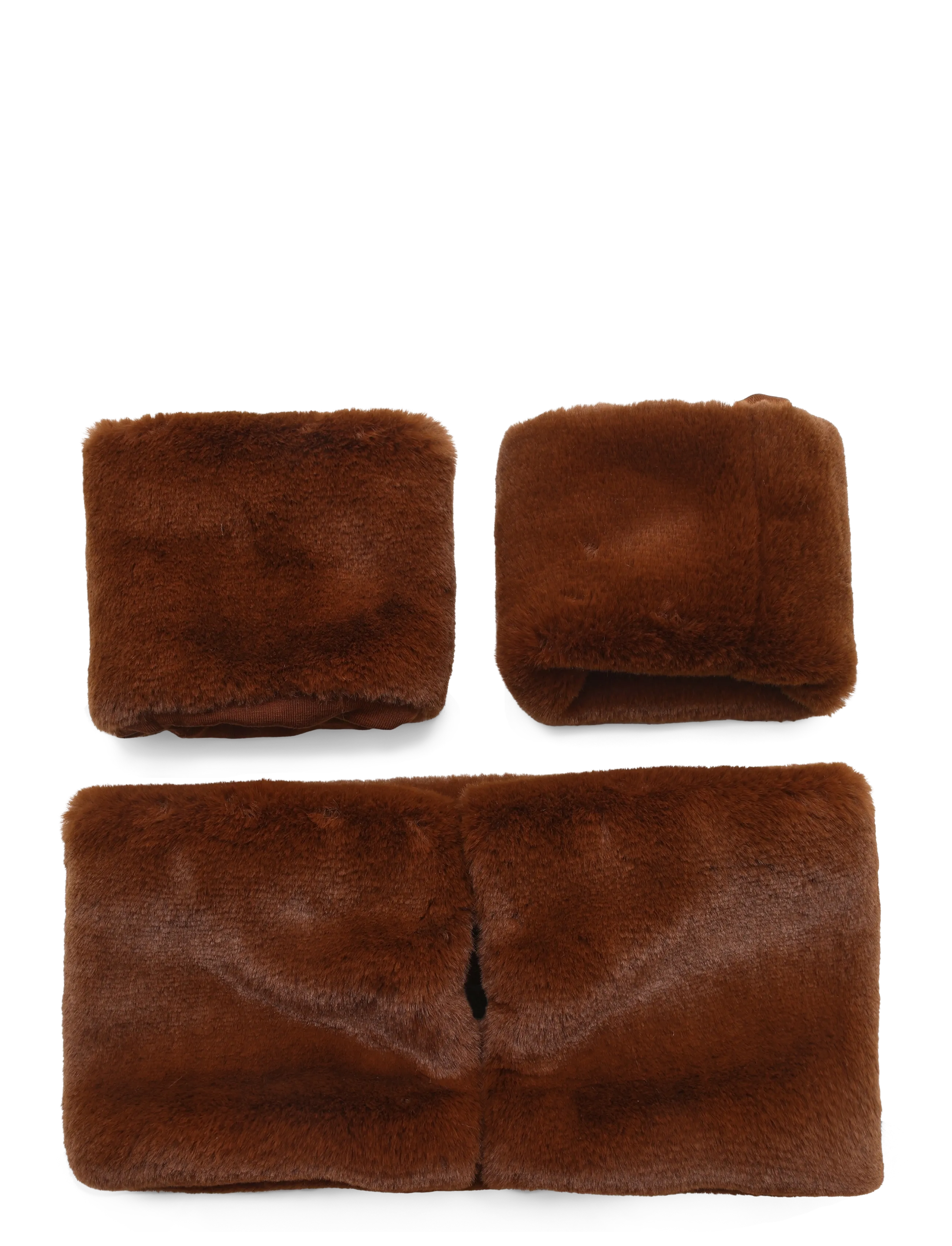 Gianina Faux-Fur Accessory Set 2