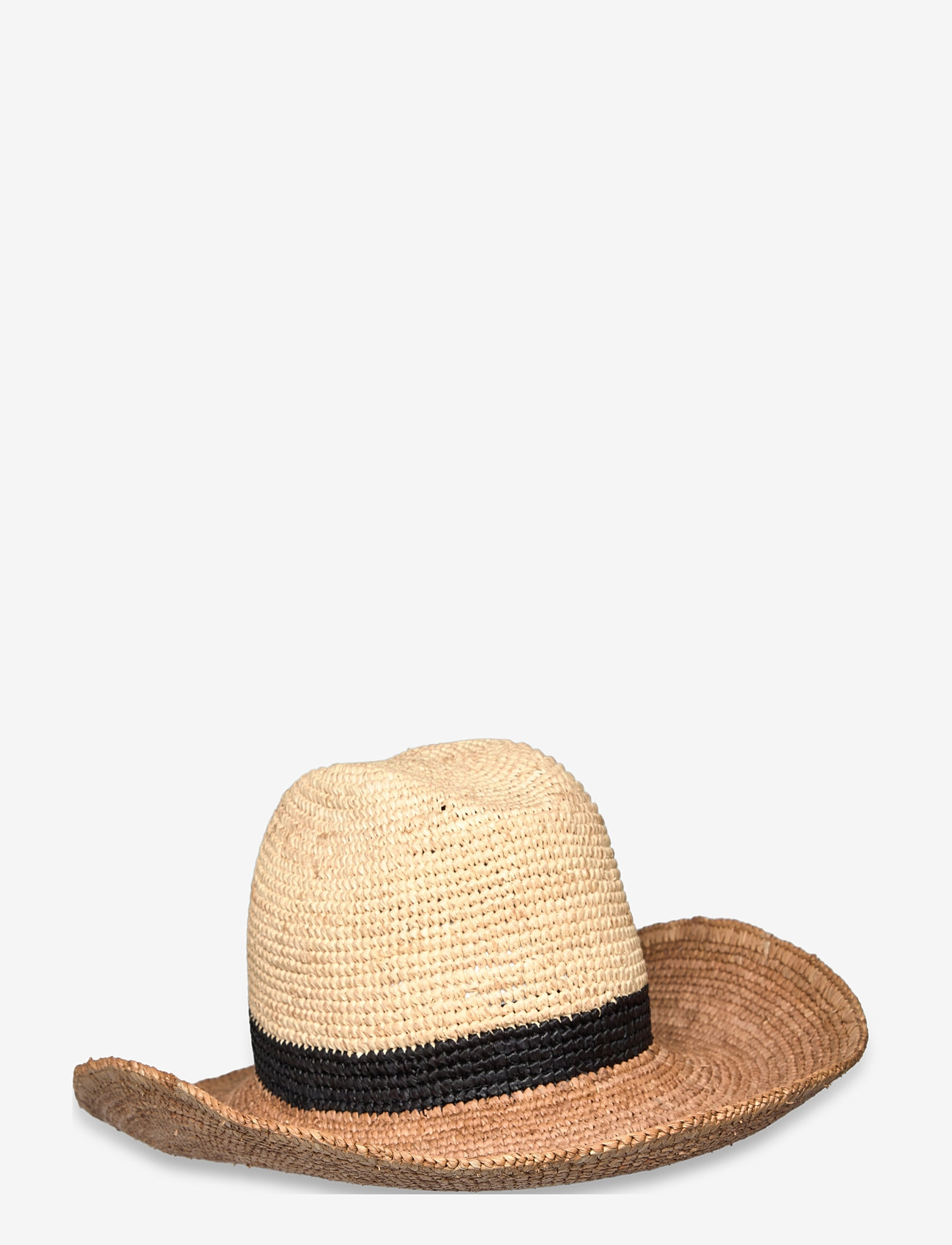 Andiata - Noan - stråhatte - straw & black - 0