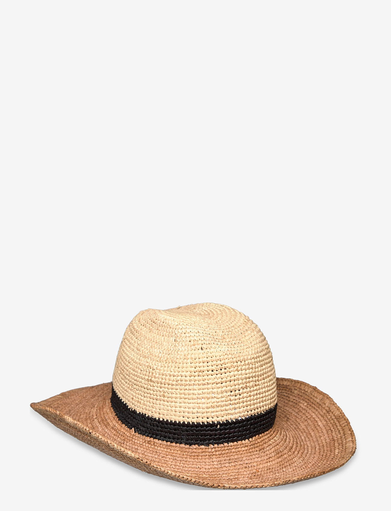 Andiata - Noan - stråhatte - straw & black - 1