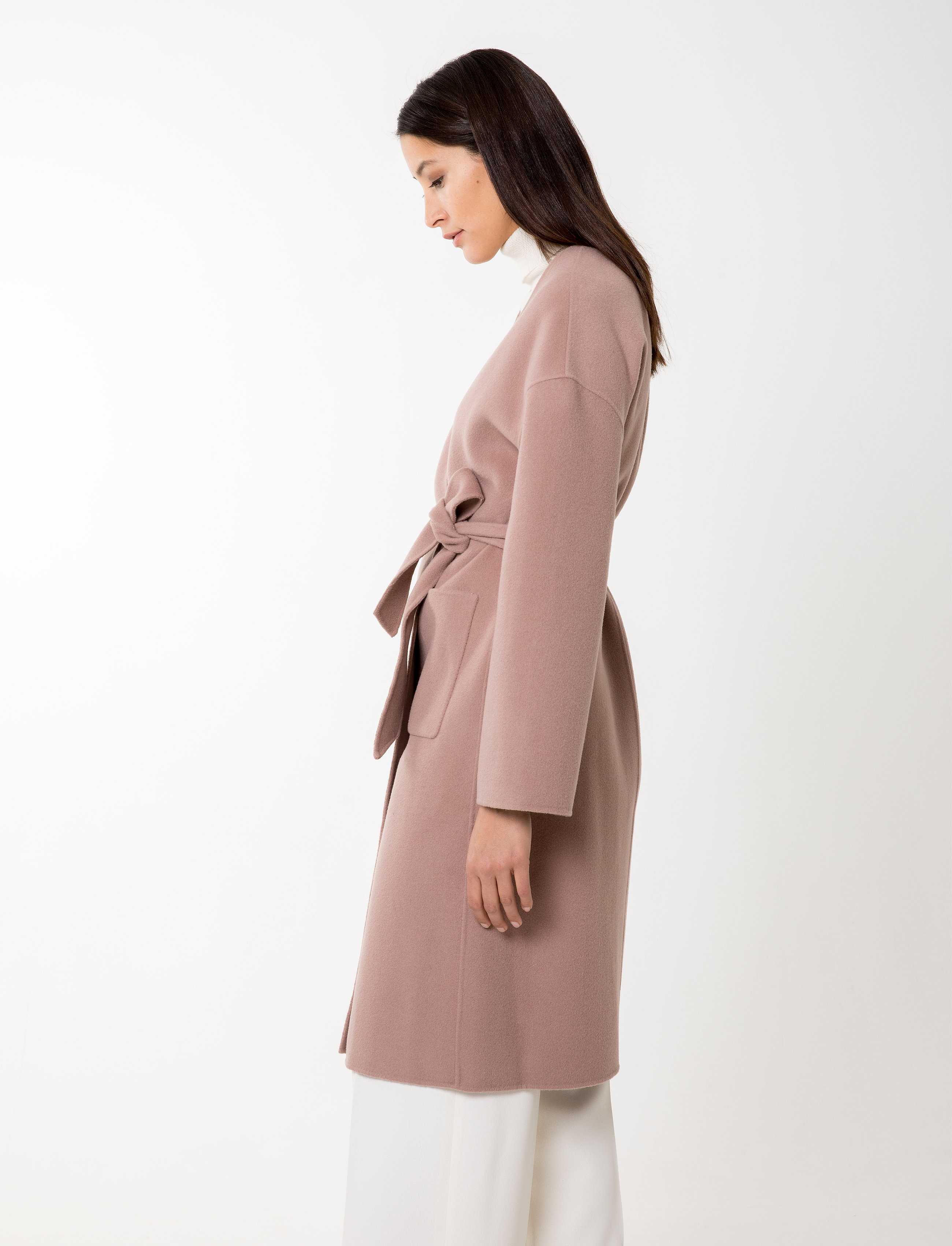 Andiata - ODNALA WOOL COAT - pale mauve - 3