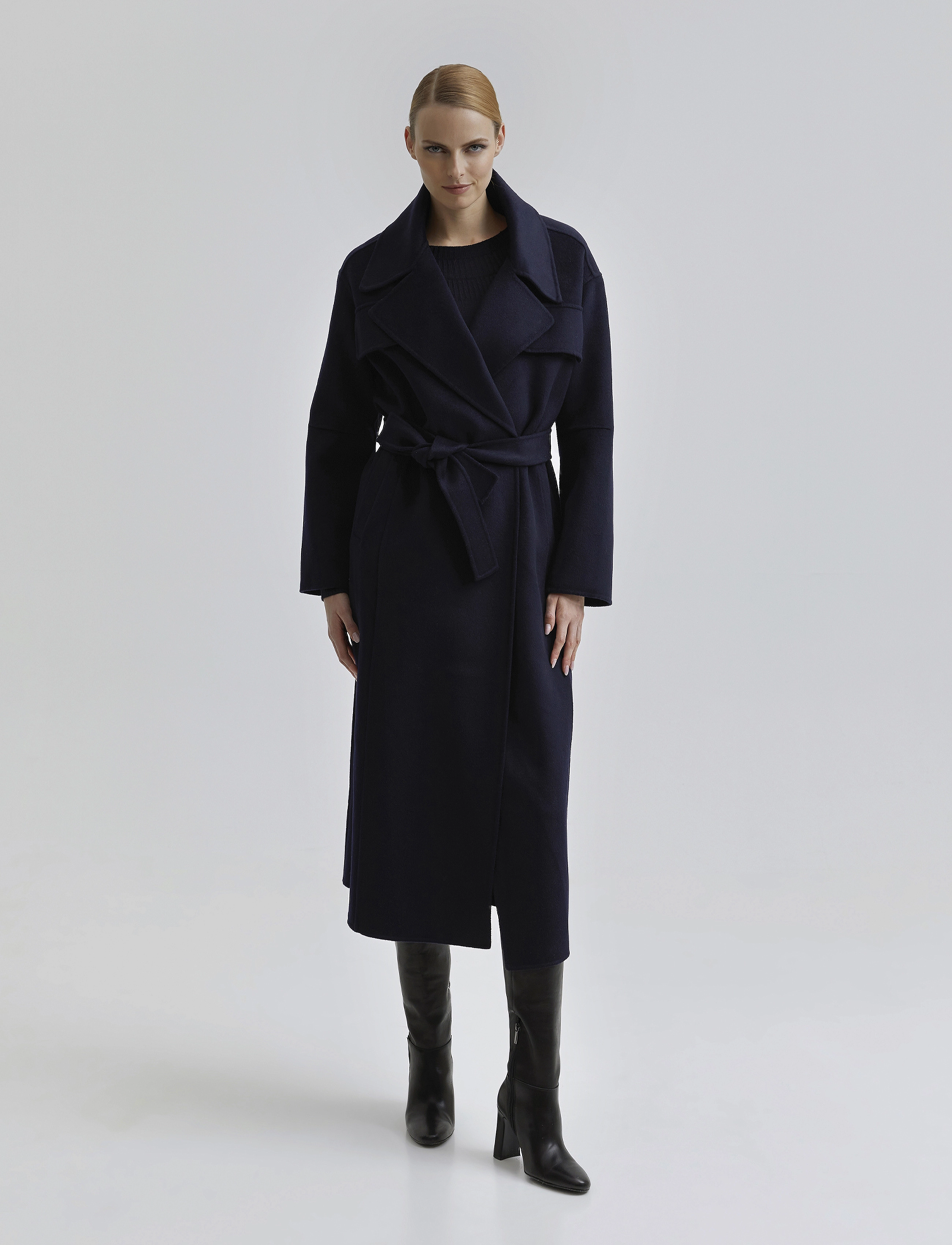 Andiata - Seeliana coat - deep navy blue - 2