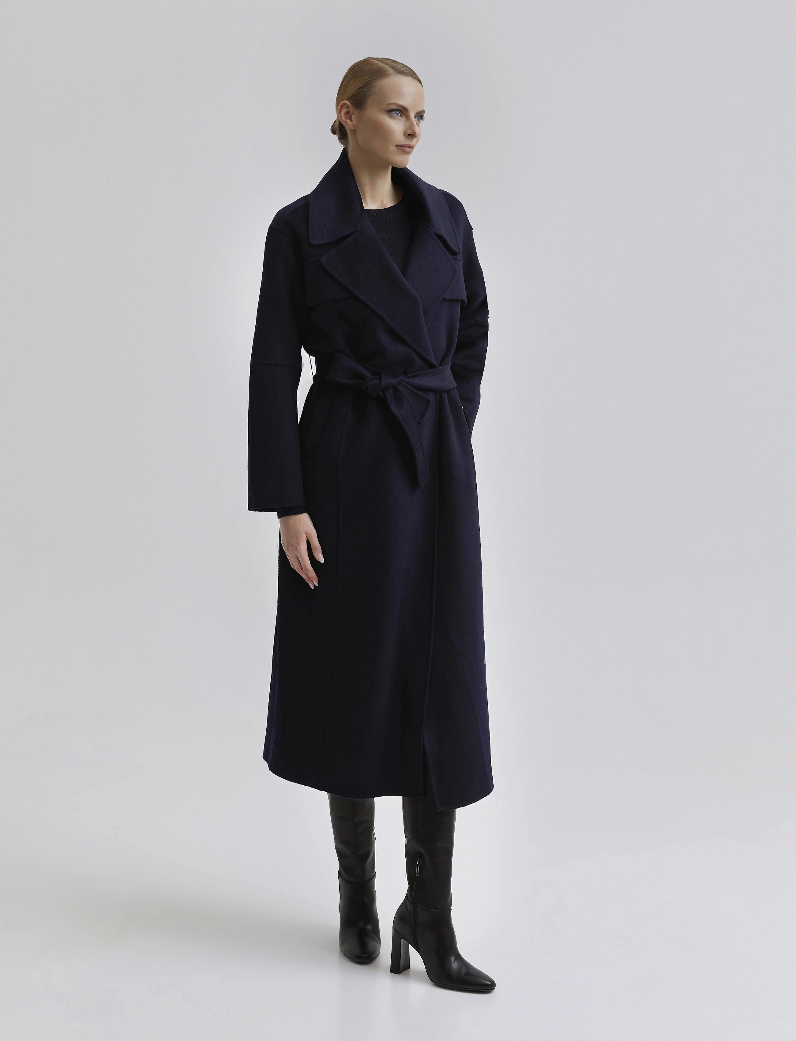 Andiata - Seeliana coat - deep navy blue - 4