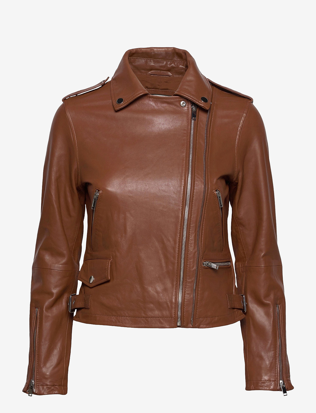 Andiata - Josita Leather Jacket - cinnamon brown - 1