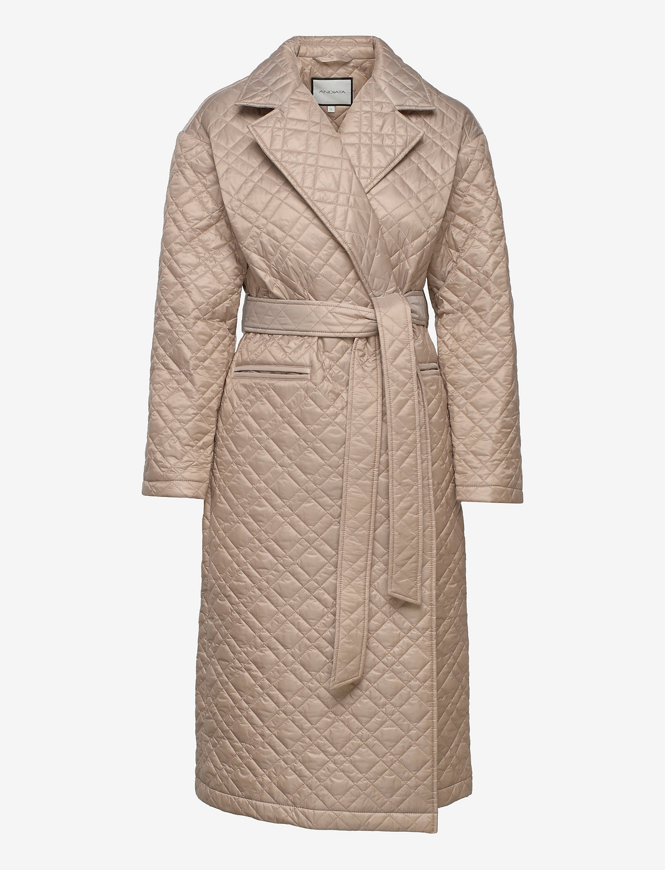 Andiata - Dianea Quilted Coat - light beige - 0