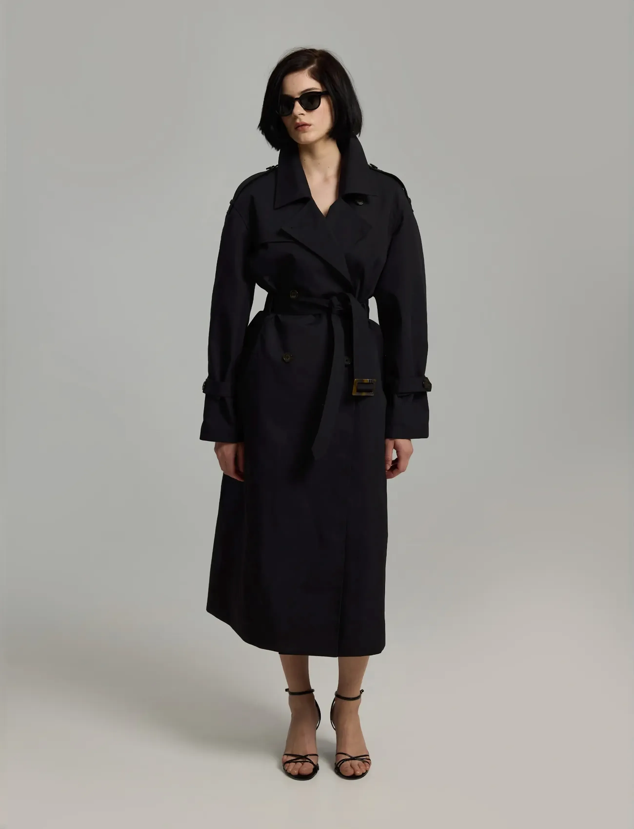 Andiata Suela 2, XS, Coats, Schwarz - Trench Frauen