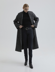 Andiata - Leticia 2 coat - vinterjakker - black stripes - 5