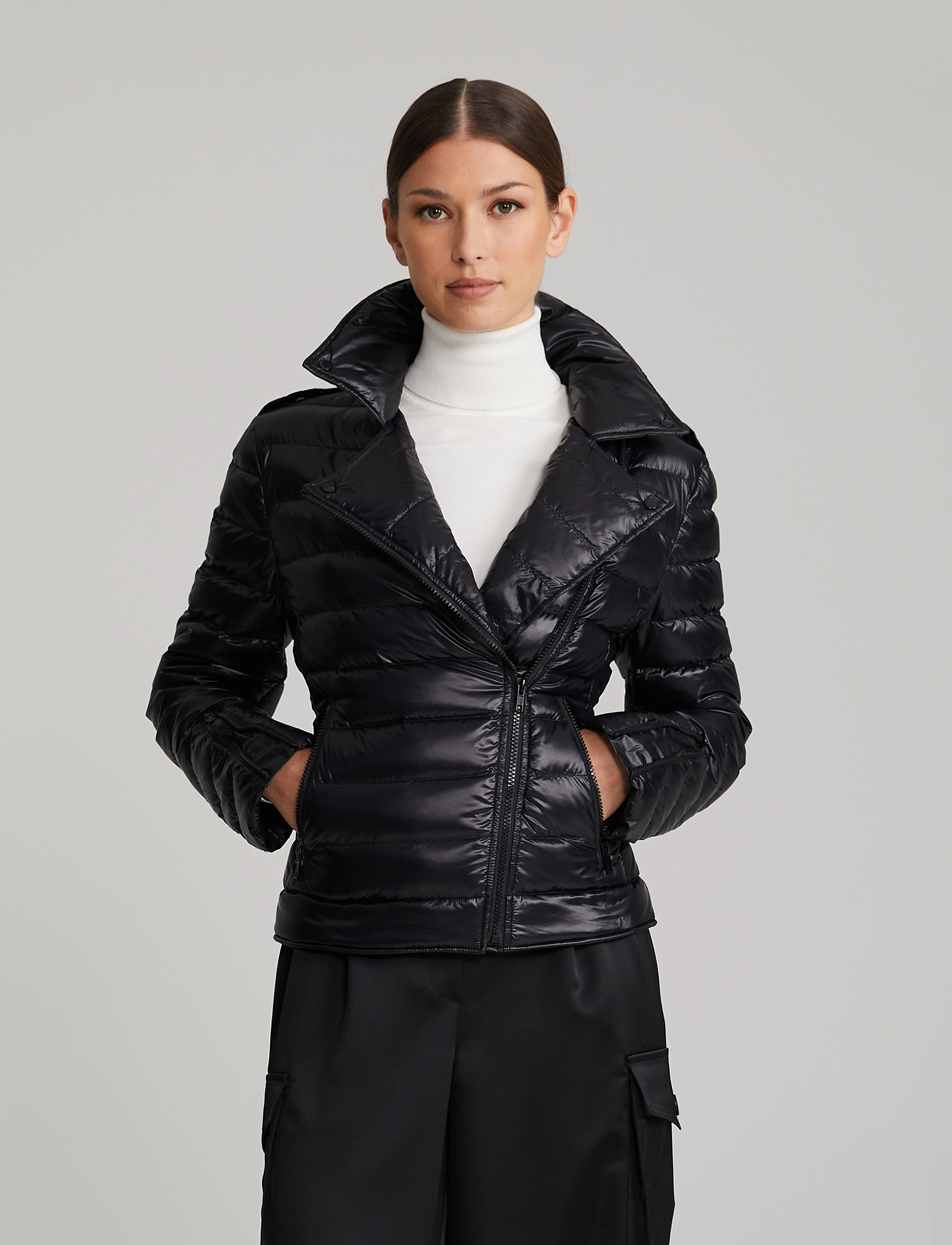 Andiata Tiria Coat - Kurtki & Płaszcze - BLACK / black