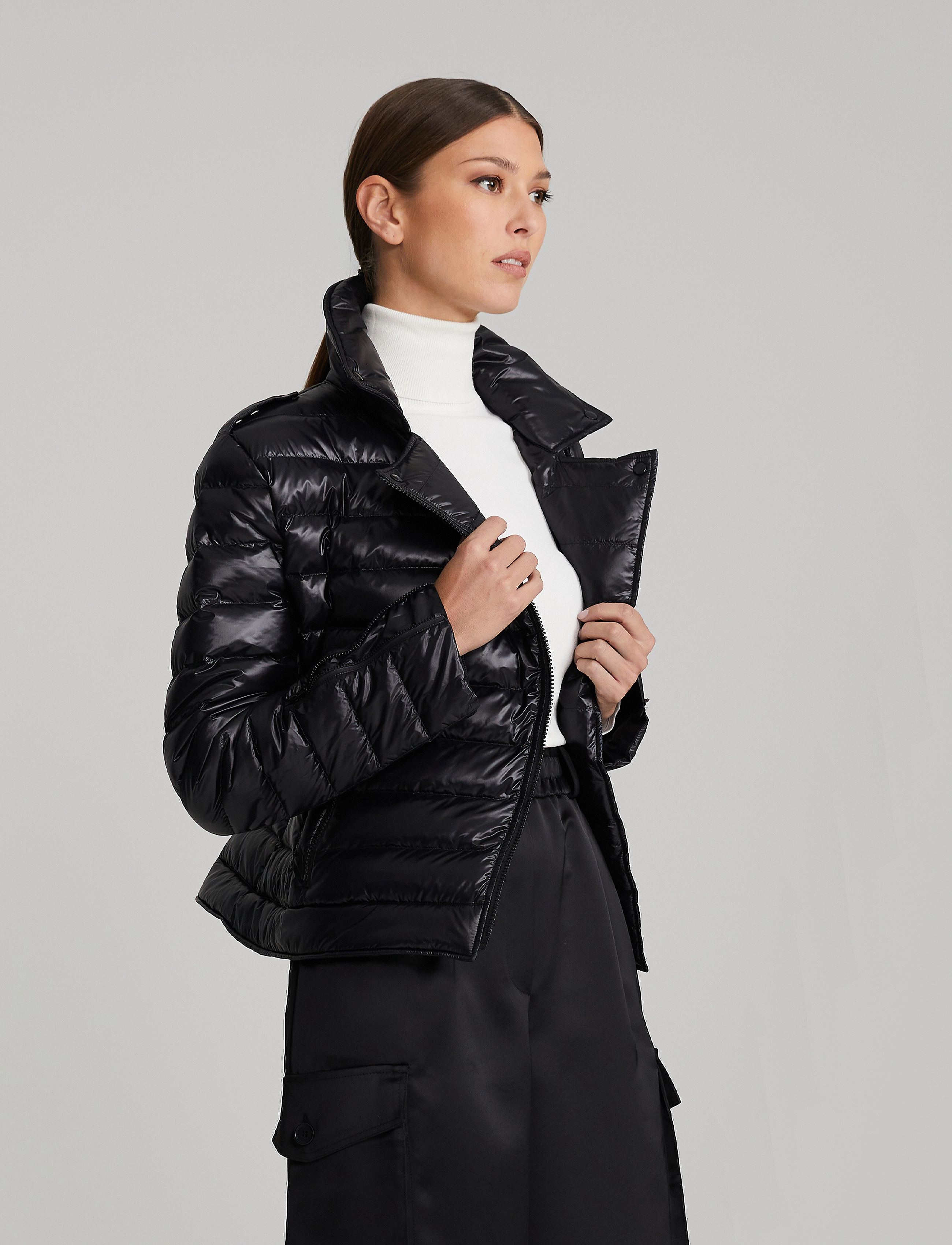 Andiata - Tiria Coat - down- & padded jackets - black - 4