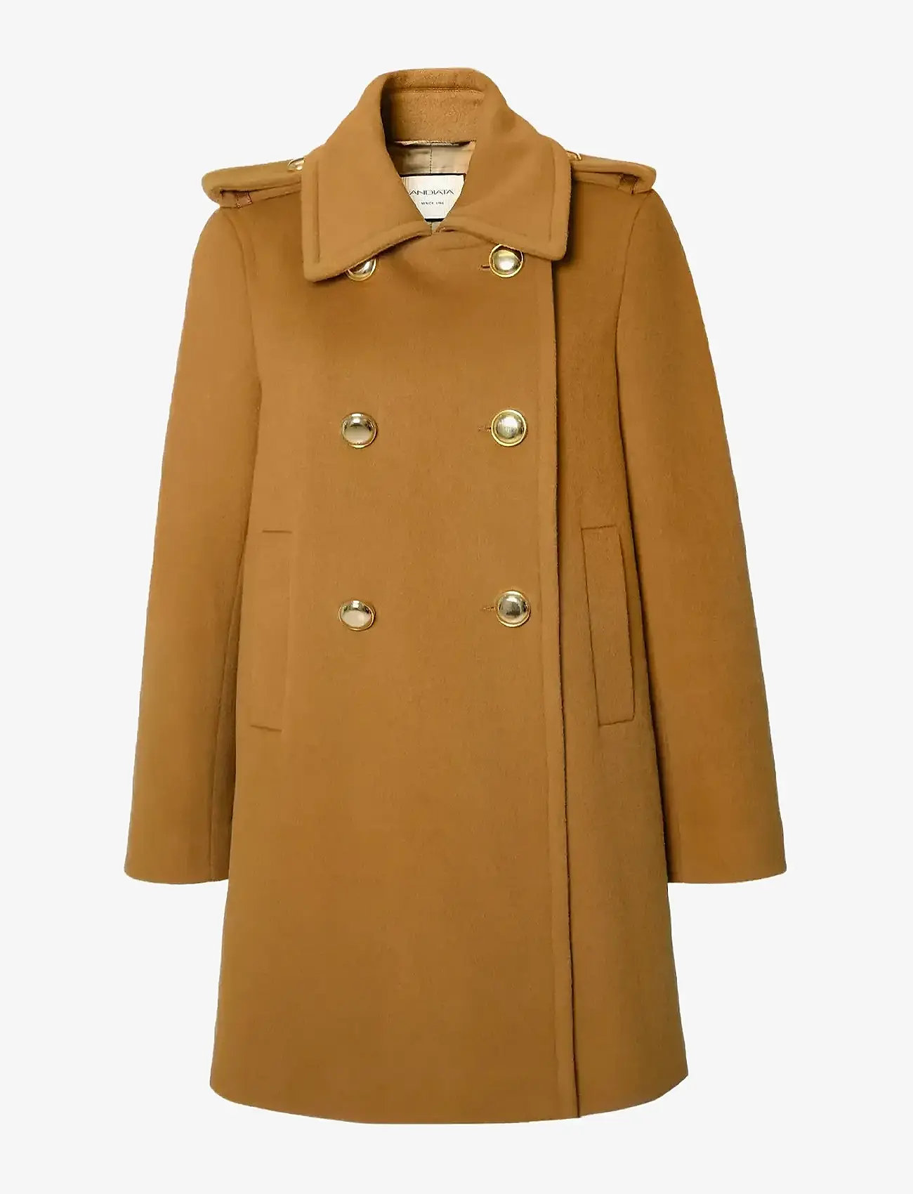 Andiata - Darla - wollmäntel - camel - 0