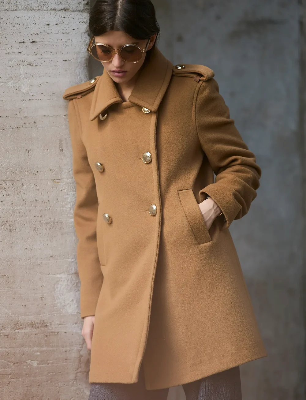 Andiata - Darla - päällystakit - camel - 5