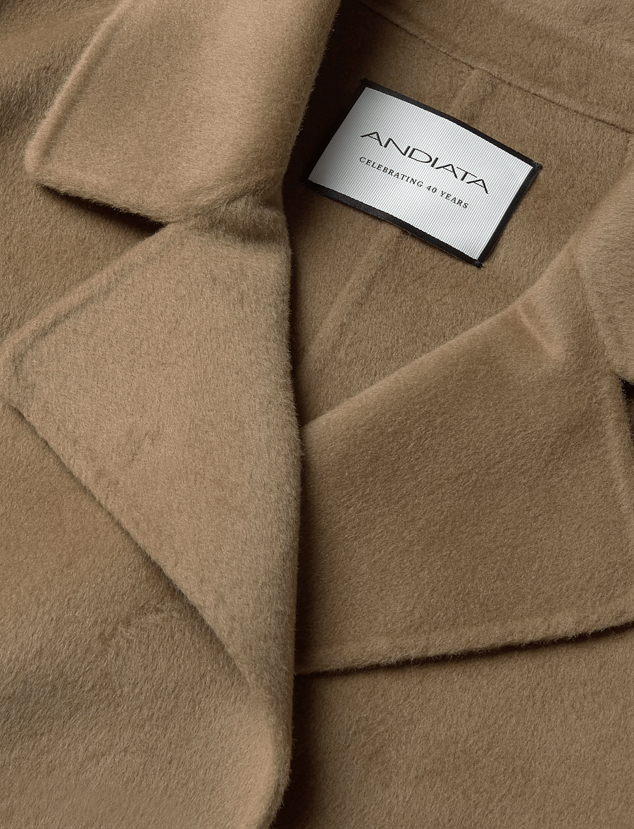 Andiata - Magnolia coat - vinterjackor - cognac - 2