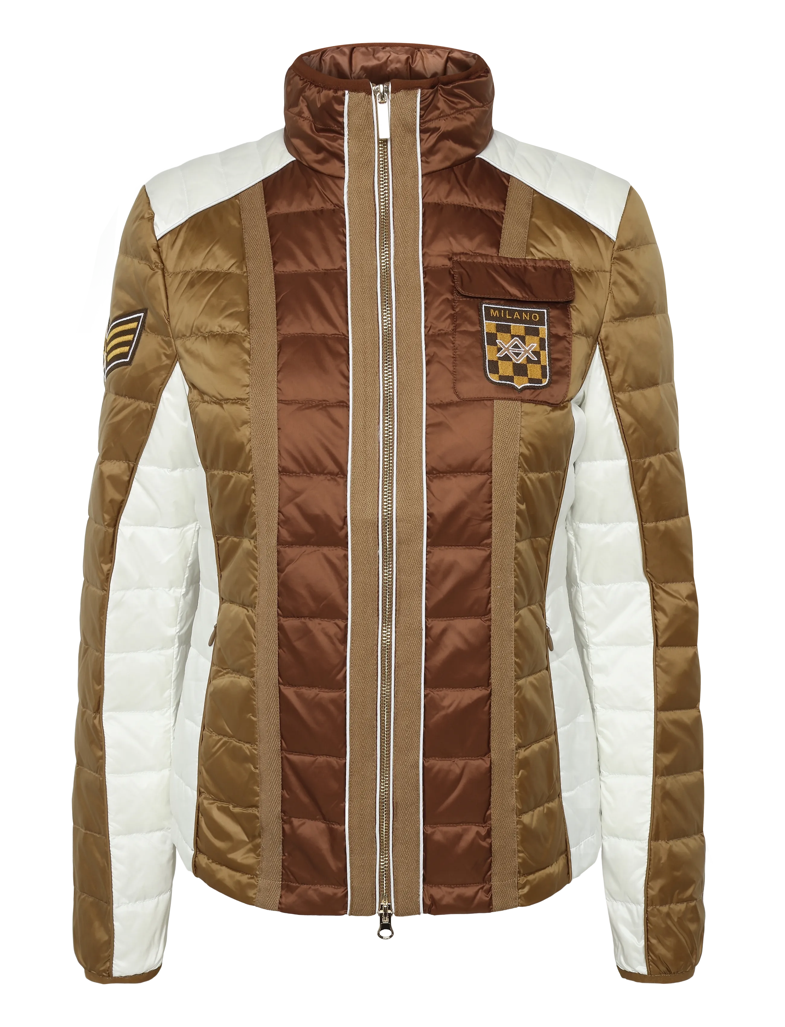 Andiata Tarie jacket - Quilted Jackets - COGNAC / brown