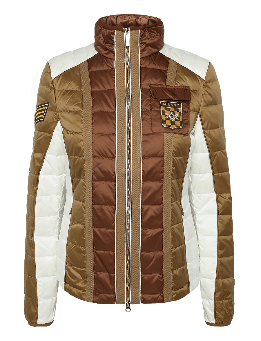 Andiata - Tarie jacket - quilted jackets - cognac - 1