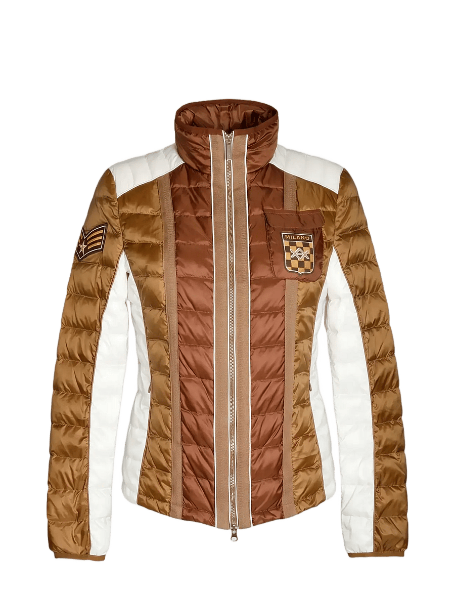 Andiata - Tarie jacket - quiltade jackor - cognac - 1