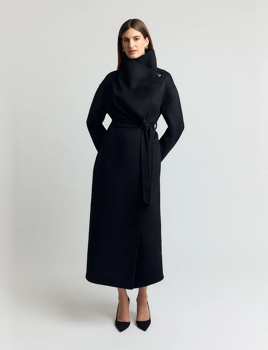 Andiata - Achillea coat - black - 0