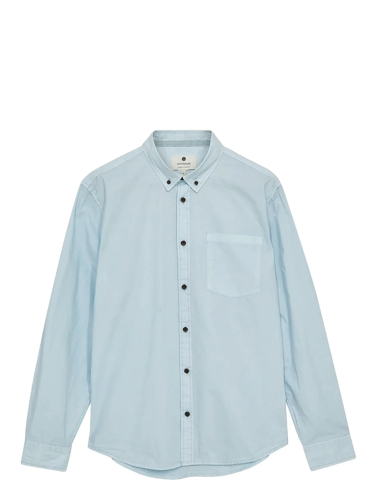 Anerkjendt Akkonrad L/S Poplin Shirt Noos - Blue - S 2