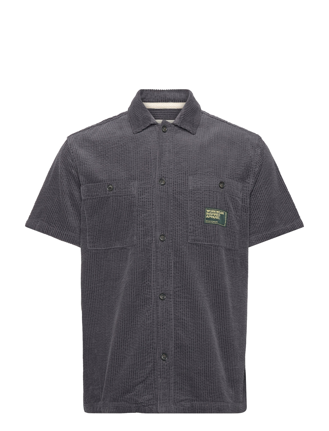 Anerkjendt Aktheo Corduroy S/S Shirt - - L 1