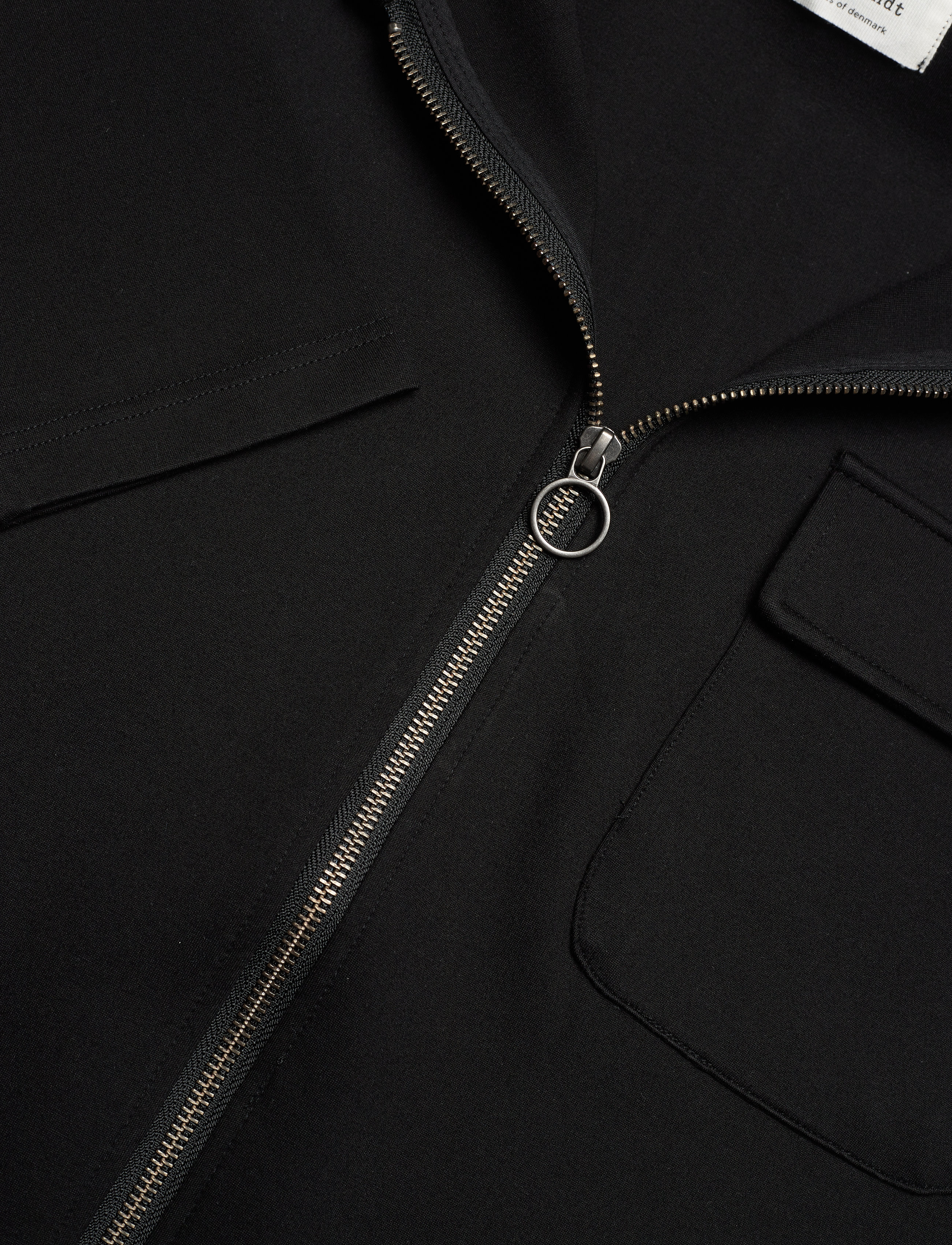 Anerkjendt - AKSØREN ZIP CARDIGAN - caviar - 2