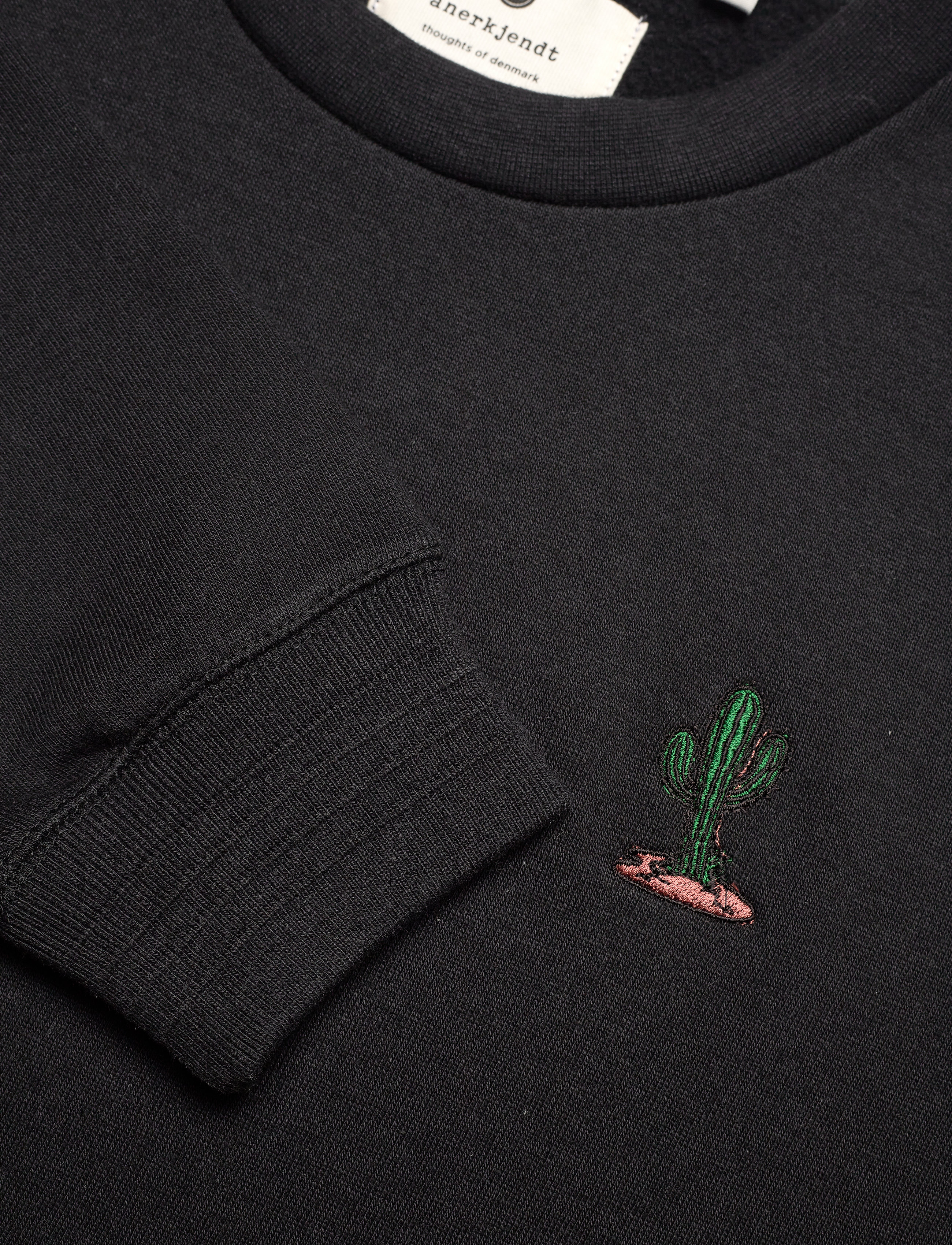 Anerkjendt - AKALLEN EMBROIDERY SWEAT - deep forrest - 2