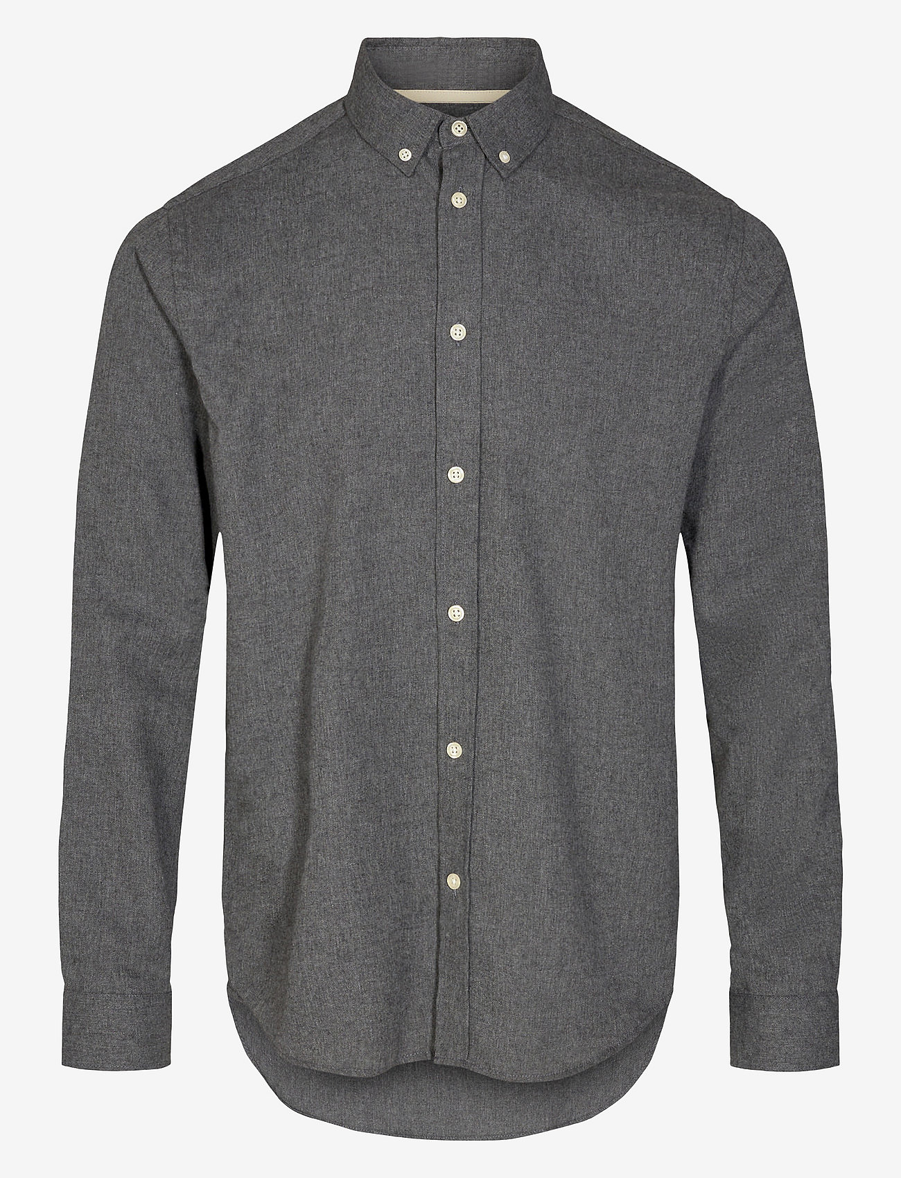 Anerkjendt - AKKONRAD MELANGE SHIRT - NOOS - granit grey mel - 0