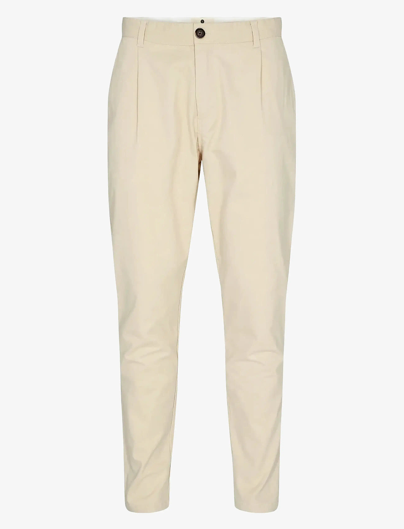 Anerkjendt - AKJULIUS COTTON PLEAT PANT - brown rice - 0
