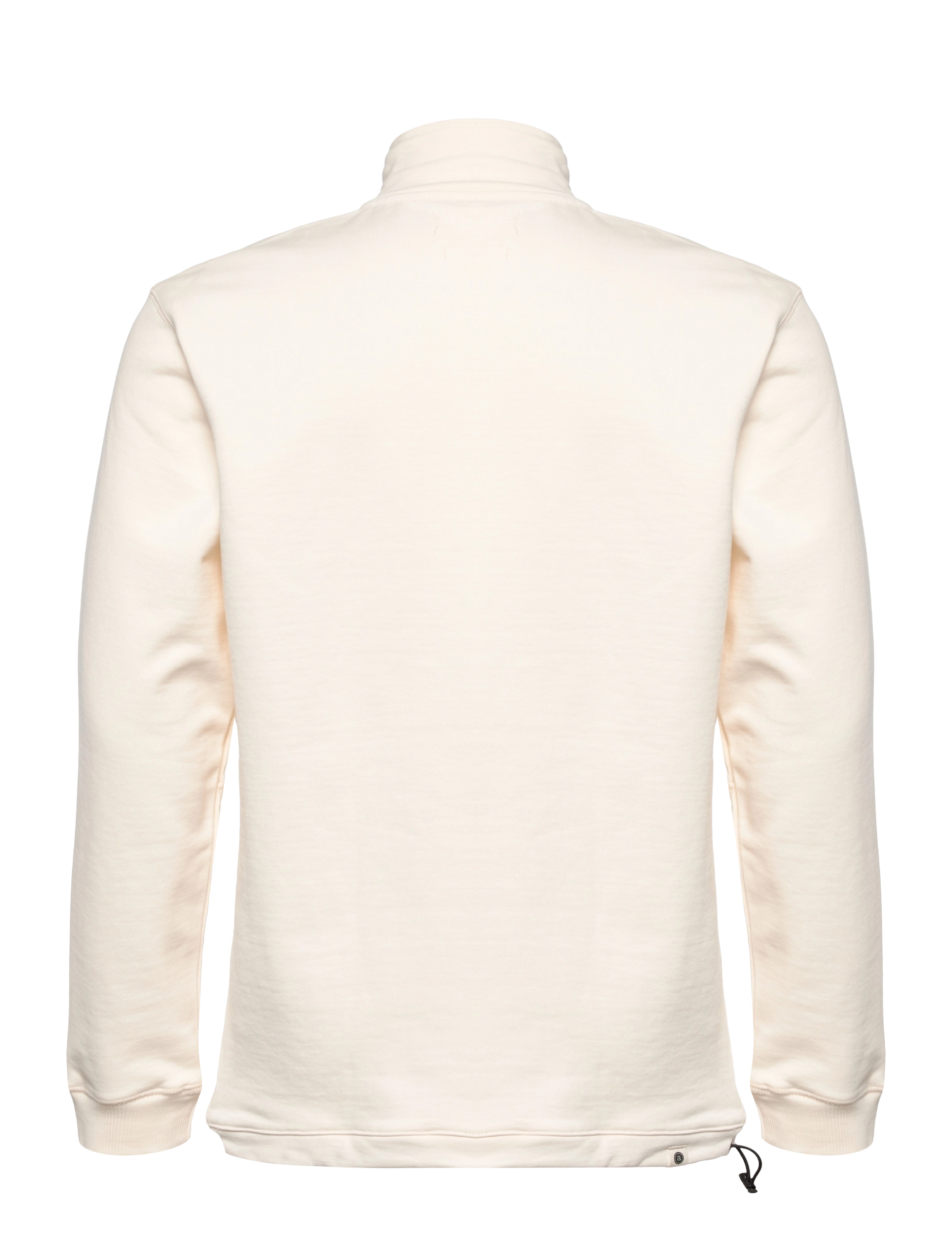 Anerkjendt - AKCLAUS HALF ZIP RELAXED SWEAT - tofu - 1