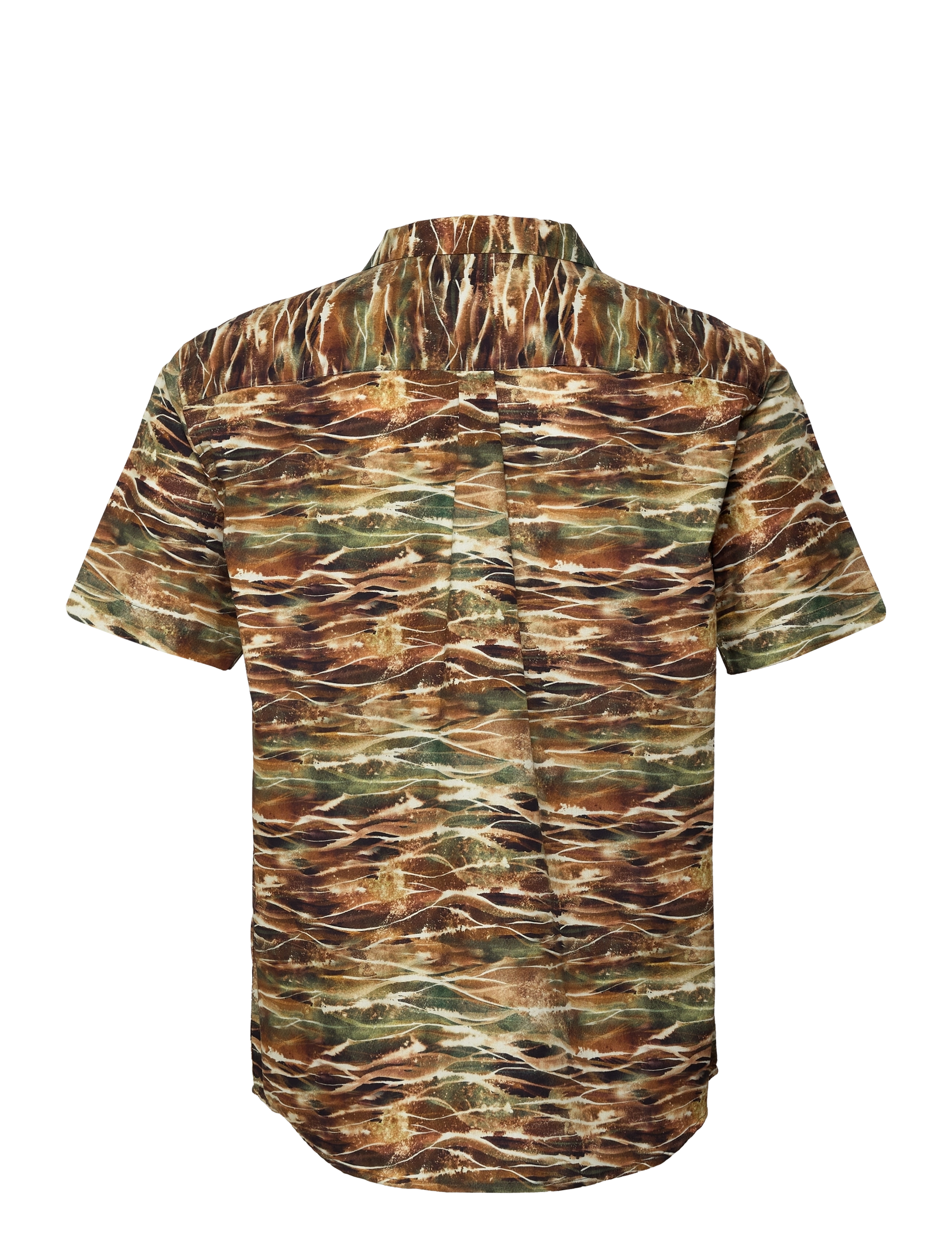 Anerkjendt - AKLEO POPLIN AOP SHIRT - olivine - 1