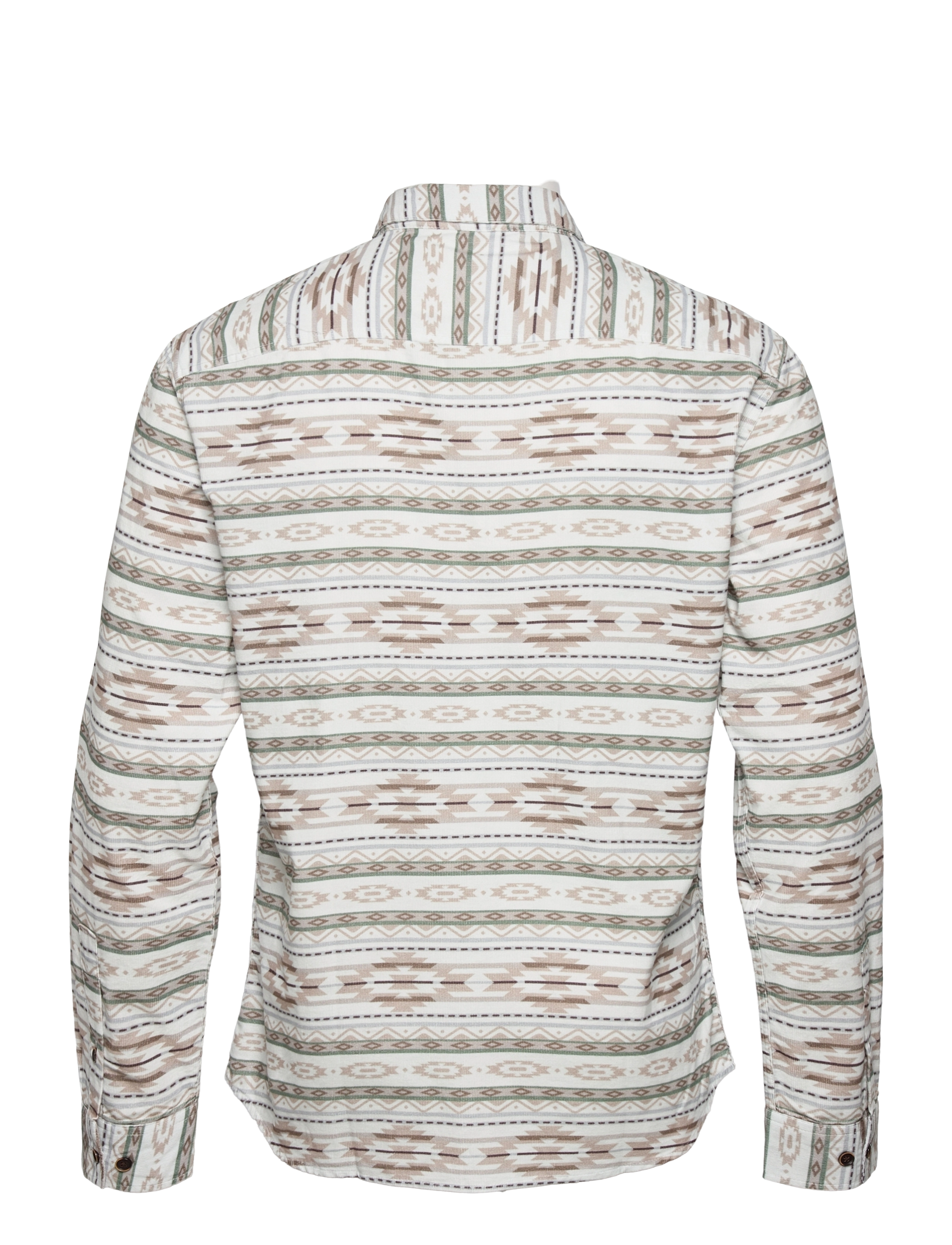 Anerkjendt - AKLOUIS AOP CORD SHIRT - brown rice - 1